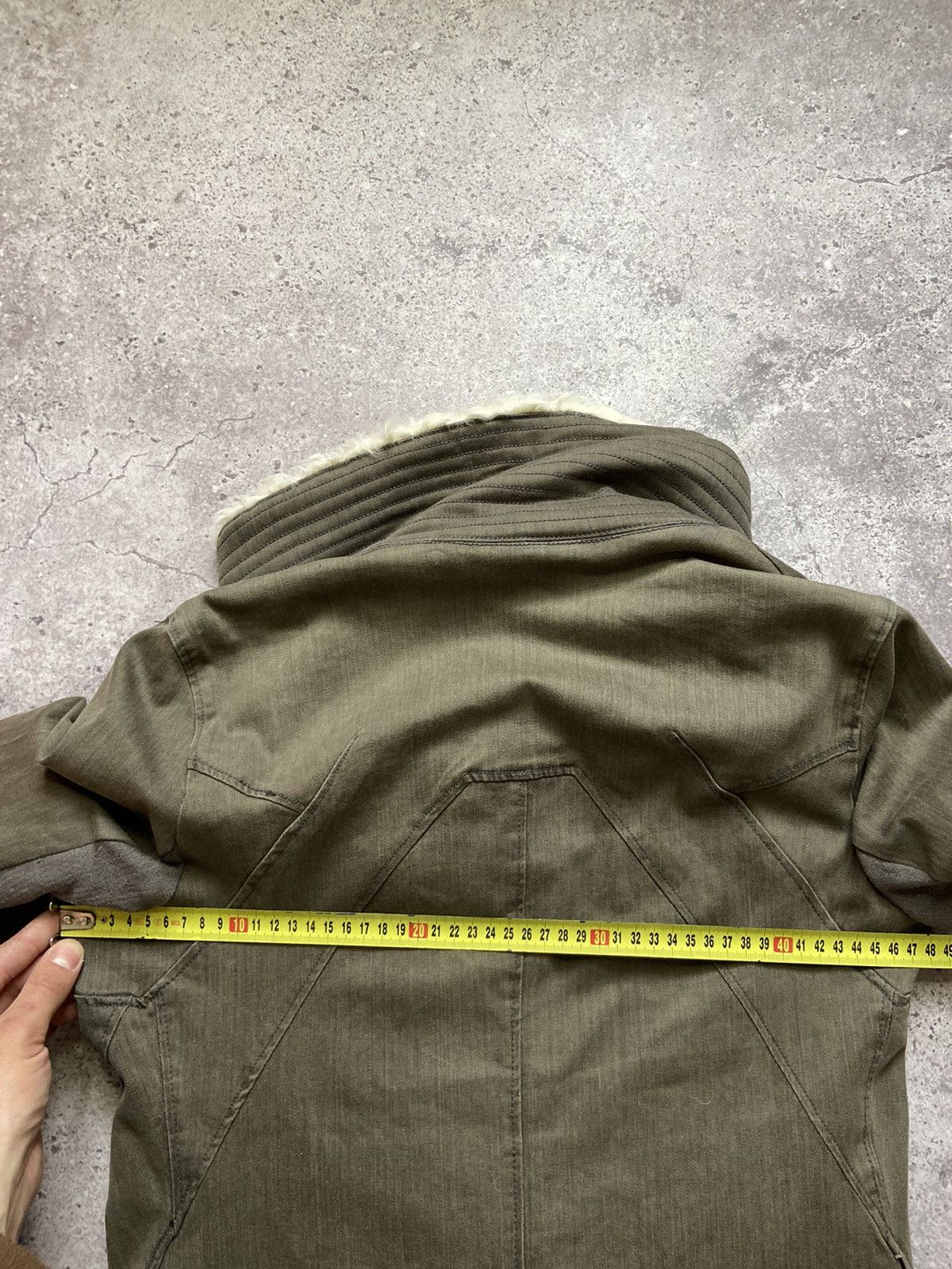 Helmut Lang Helmut Lang earth washed Fur high neck jacket Size S / US 4 / IT 40 - 21 Thumbnail