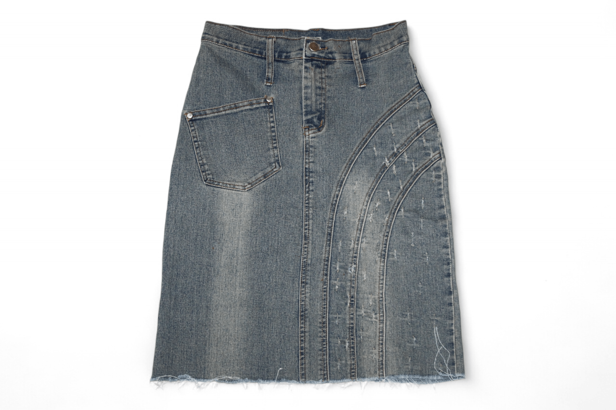 Beauty Beast 70's 80's Beauty Angel Paris Rips Distressed Faded Denim Size 26" / US 2 / IT 38 - 1 Thumbnail