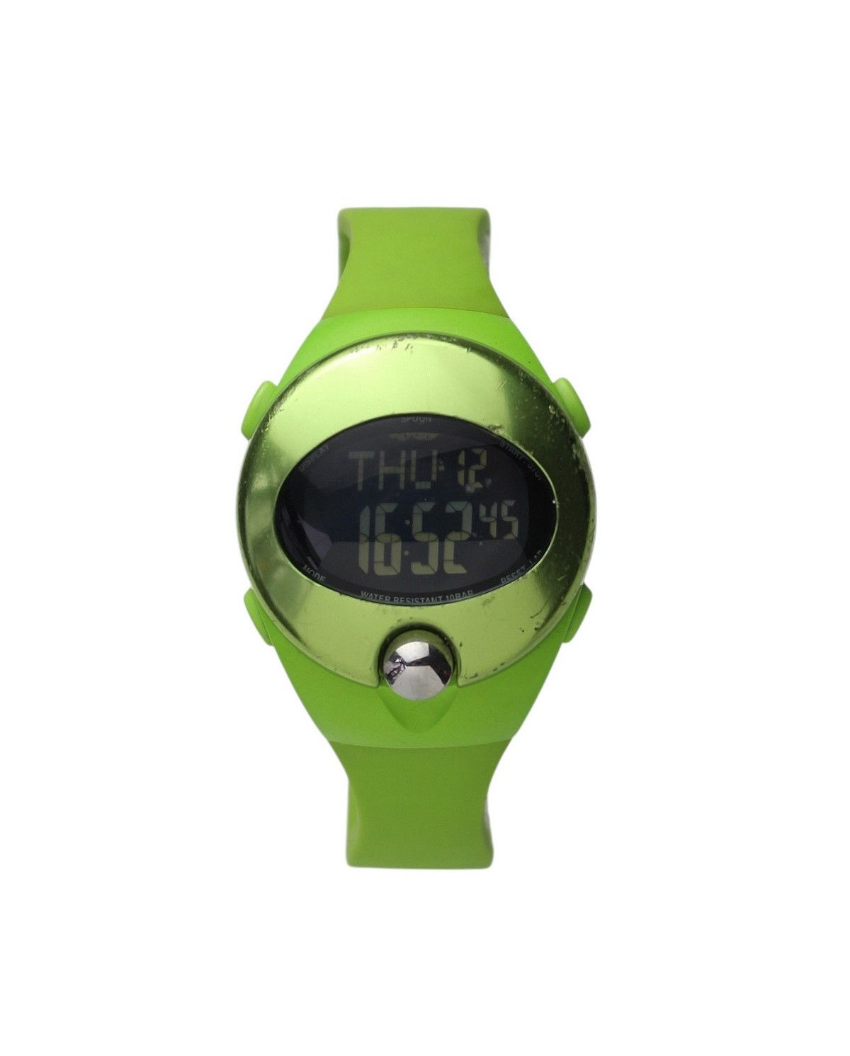 Archival Clothing x Seiko 2000S Wired Spoon By Seiko Neon Green Digital Watch, Men's