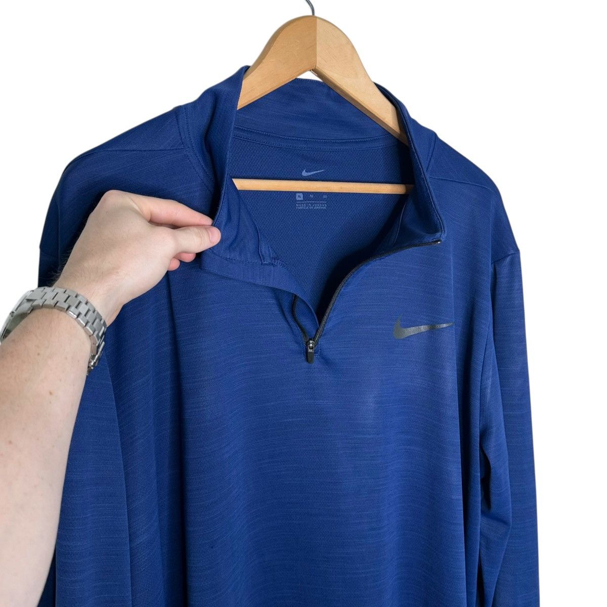 Nike Nike Dri-fit Breathe Quarter Zip Pullover Jacket Size US XL / EU 56 / 4 - 3 Thumbnail