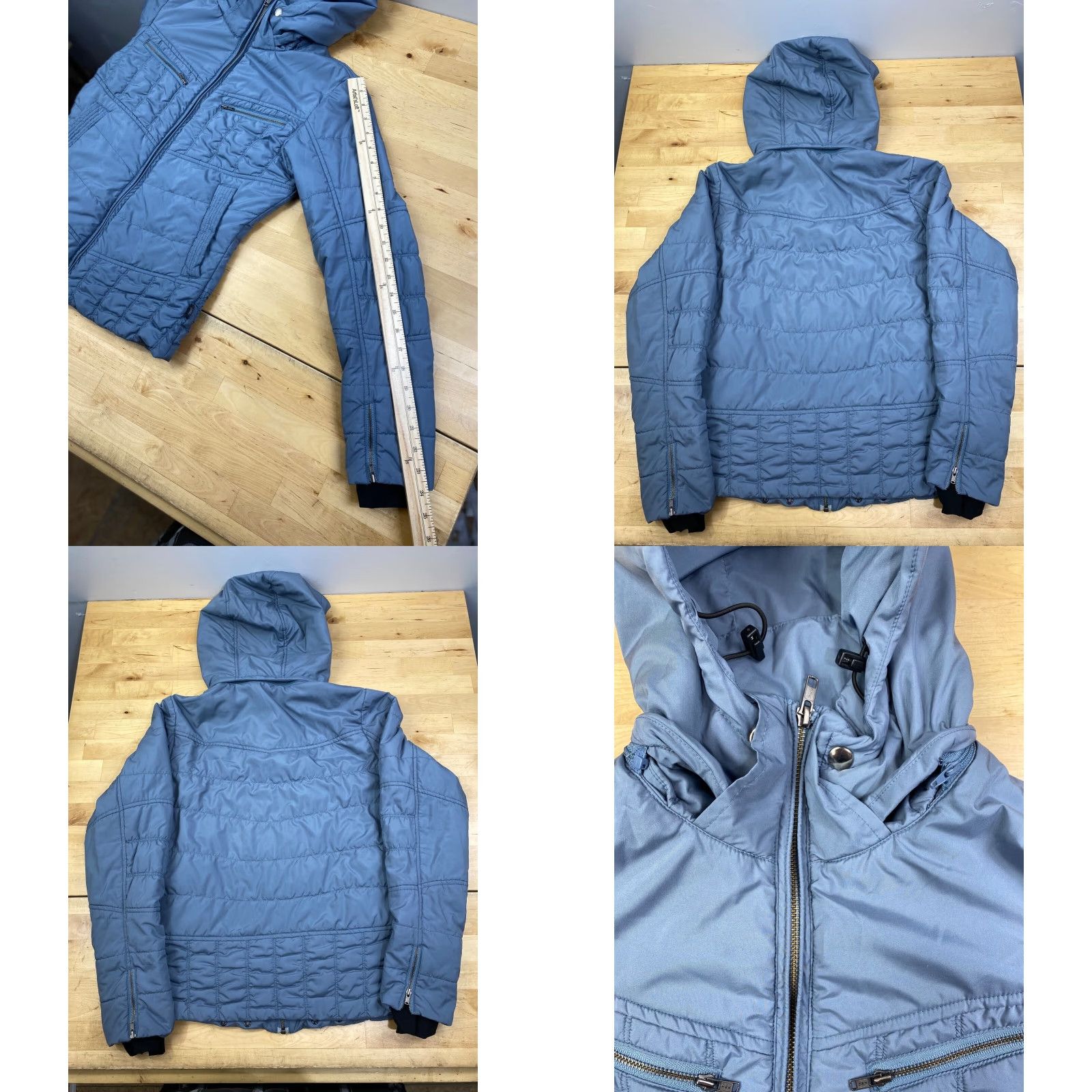 Prana prAna Powder Parka Jacket Womens S Blue Zip Hooded Puffer Outdoor 10001 Size S / US 4 / IT 40 - 8 Thumbnail