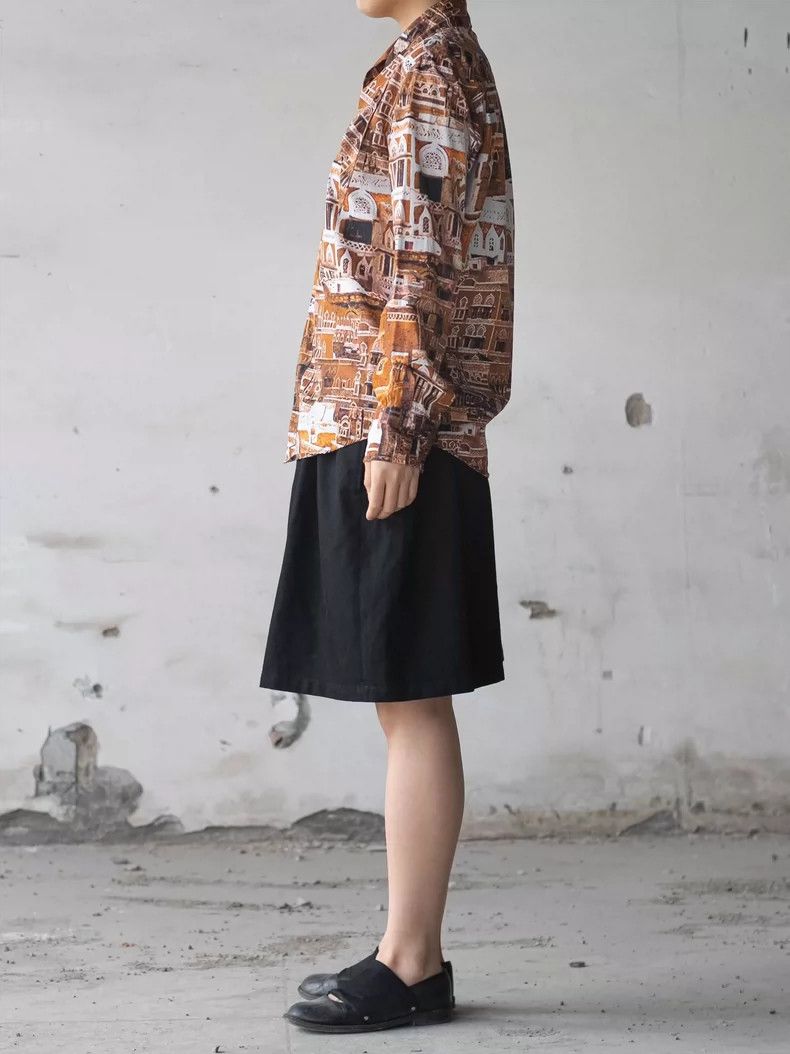 Vivienne Westwood City street scene collar shirt