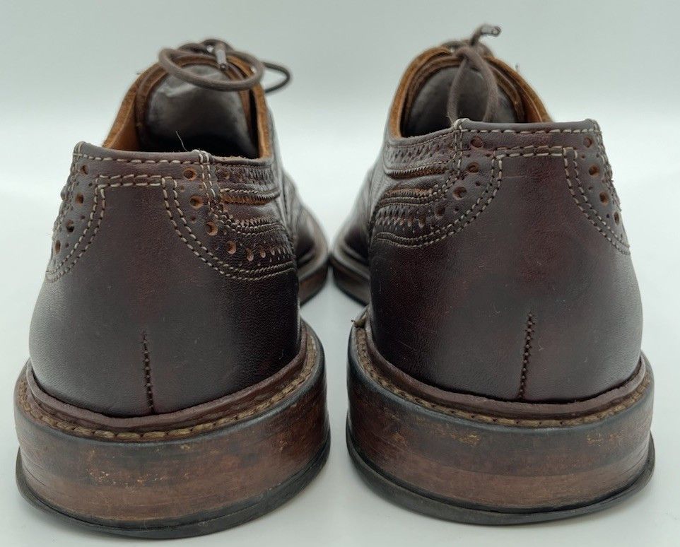 Allen Edmonds Allen Edmonds MCTAVISH Oxford Wingtip Brown Leather Size 9D Size US 9 / EU 42 - 4 Thumbnail