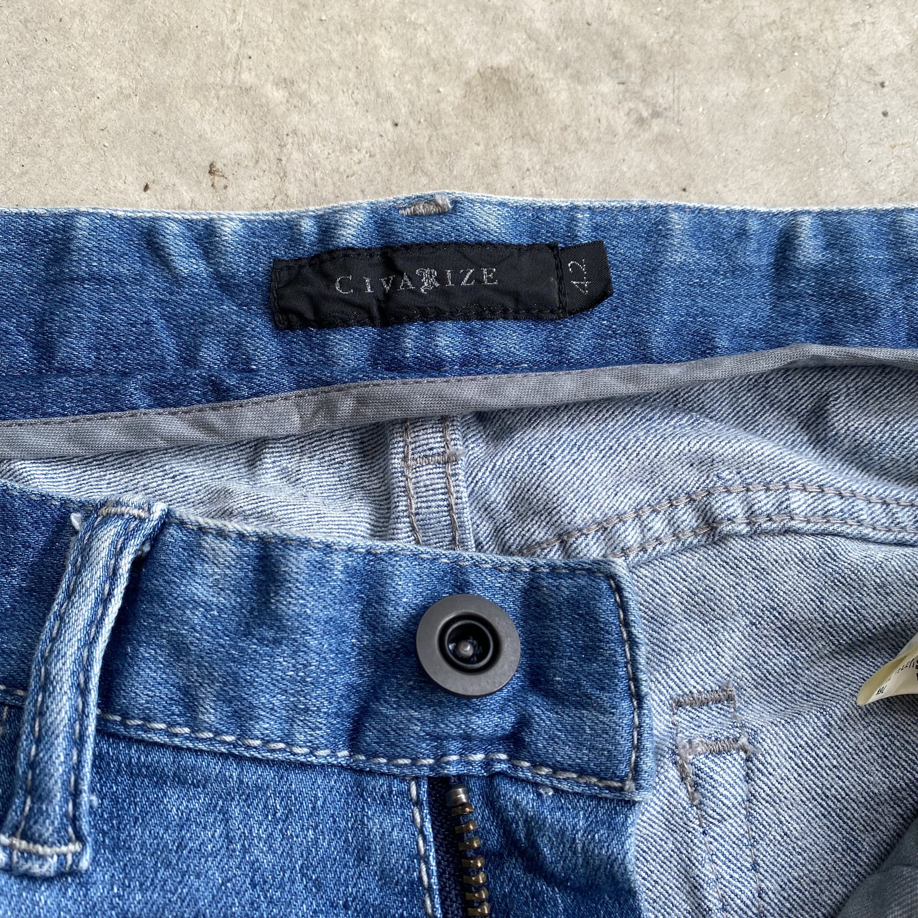 Le Grande Bleu (L.G.B.) Civarize Whisker Flare Claw Mark Jeans Size US 30 / EU 46 - 8 Thumbnail