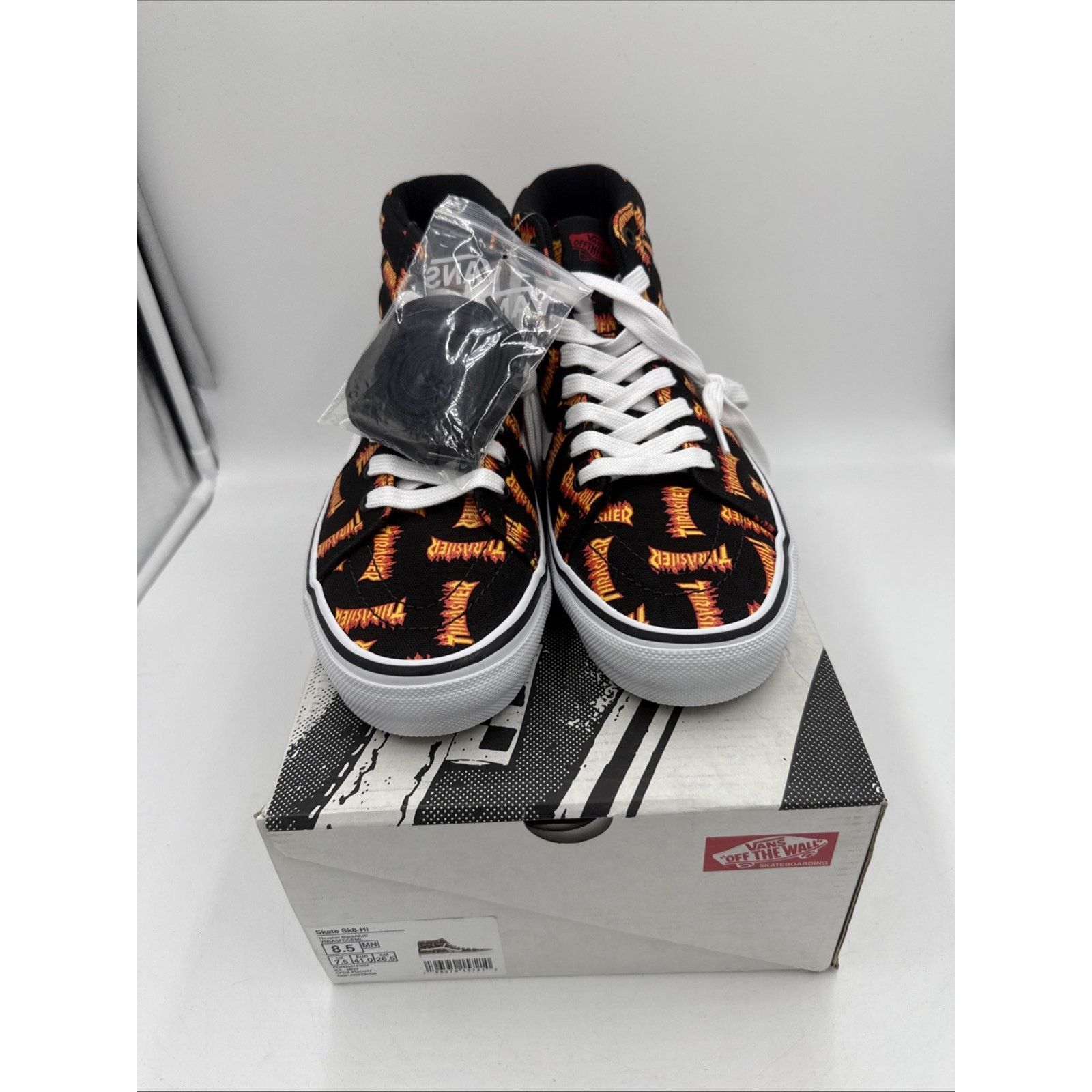 Vans Size 8.5 - VANS Thrasher x Skate Sk8- High Allover Thrasher Size US 8.5 / EU 41-42 - 1 Thumbnail