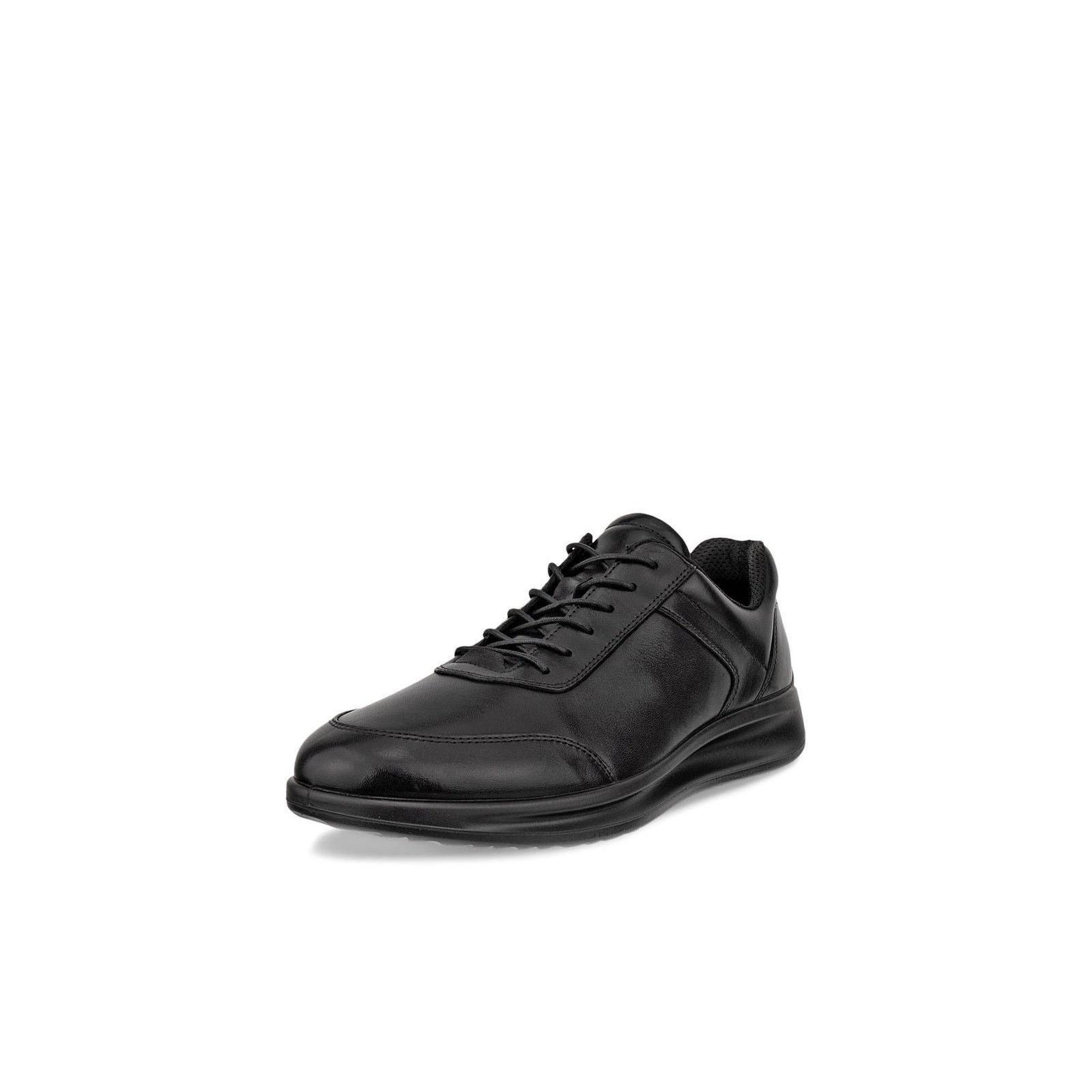 Ecco ECCO MEN'S 47 AQUET LEATHER SHOE BLACK NIB 20712401001 Size US 15 / EU 48 - 1 Thumbnail