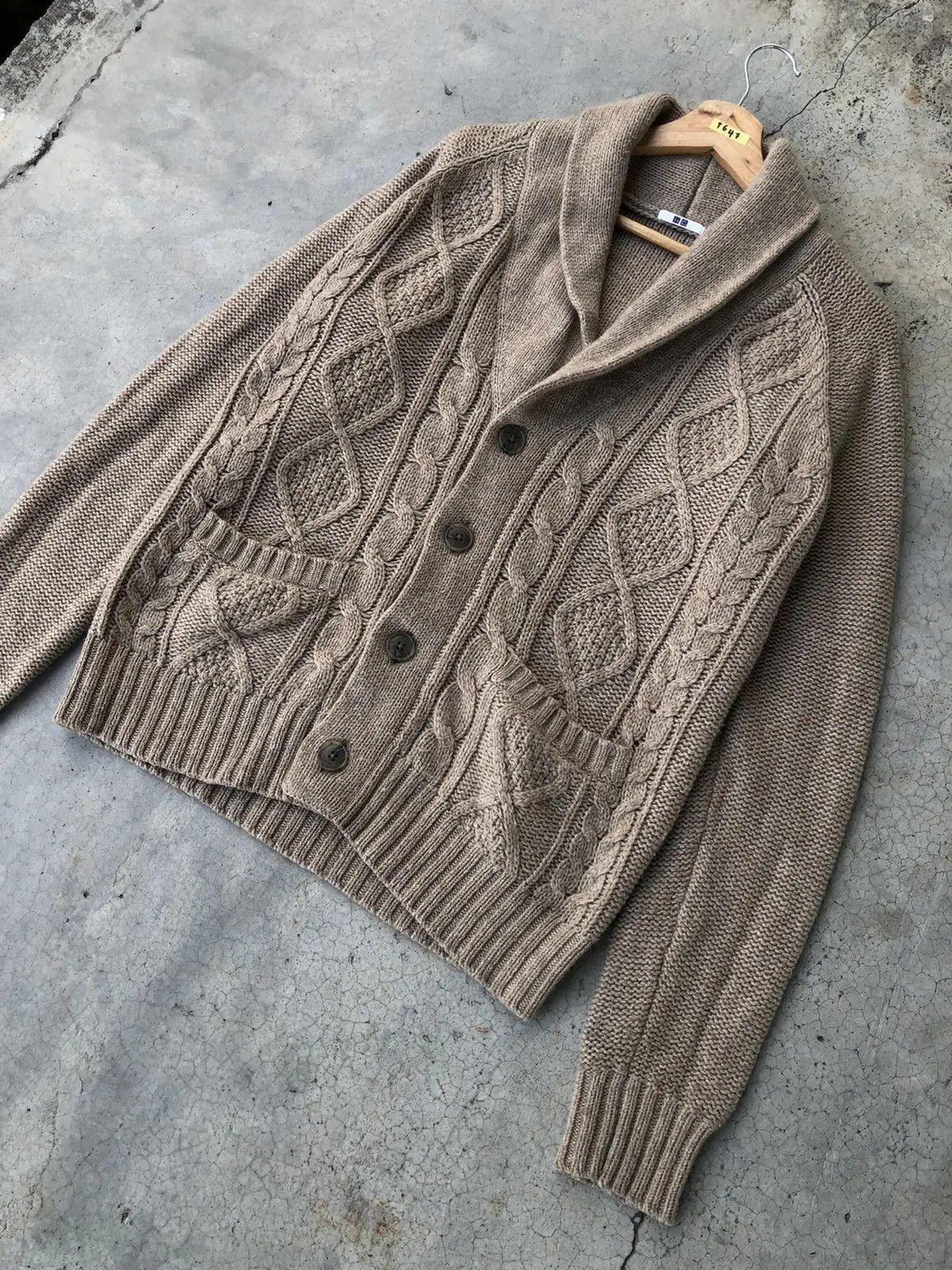 Aran Isles Knitwear × Beauty Beast Japanese GU Pullover Pureknit Knitting Cardigan Pattern Size US L / EU 52-54 / 3 - 4 Thumbnail