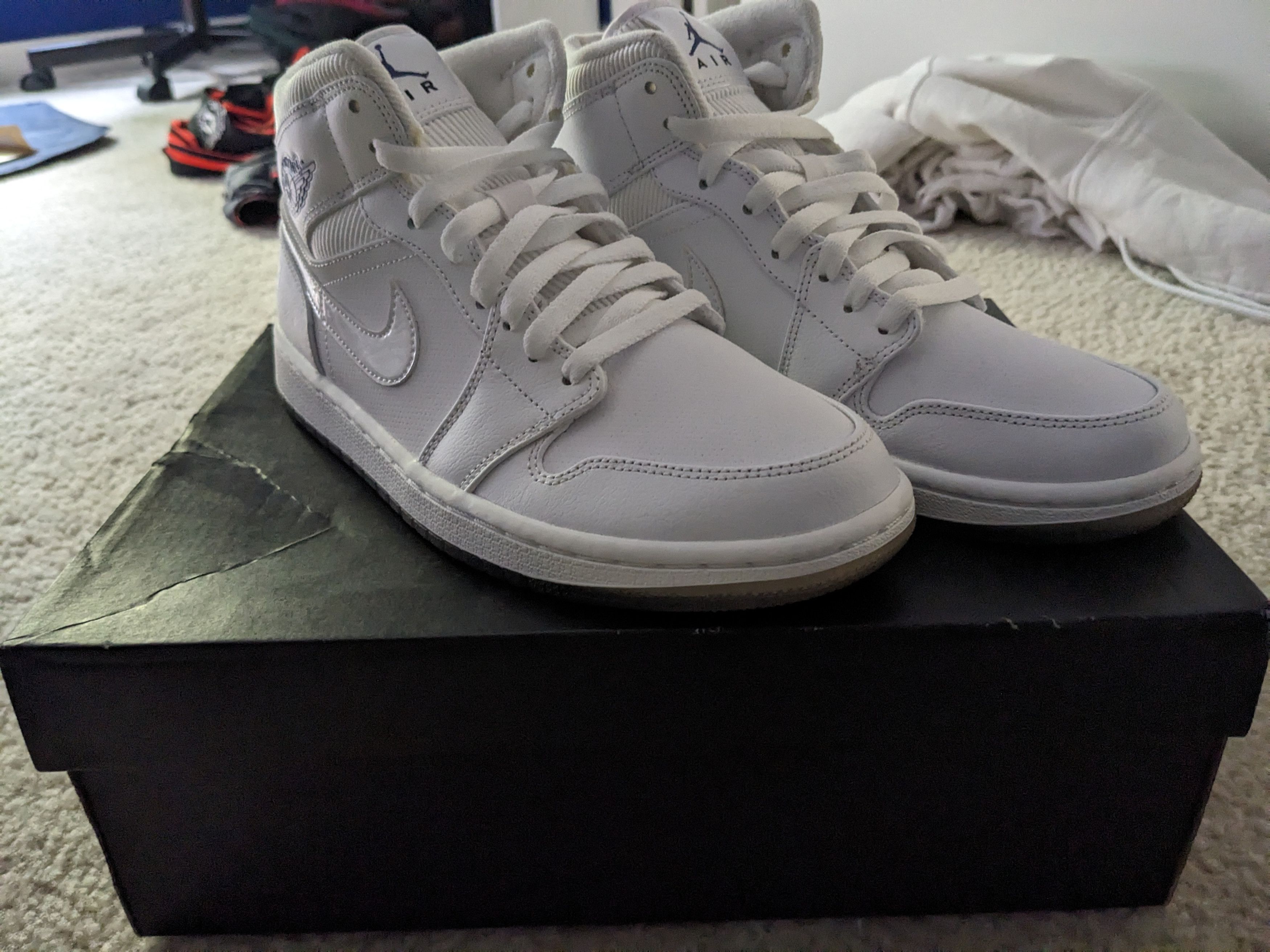 Jordan Brand Jordan 1 White Concord Size US 8 / EU 41 - 6 Thumbnail
