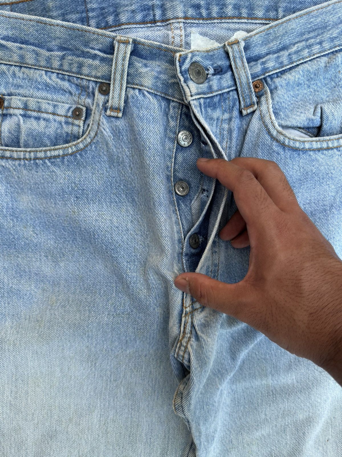 Levi's × Vintage Vintage 70s levis 501xx USA denim jeans Size US 28 / EU 44 - 3 Thumbnail
