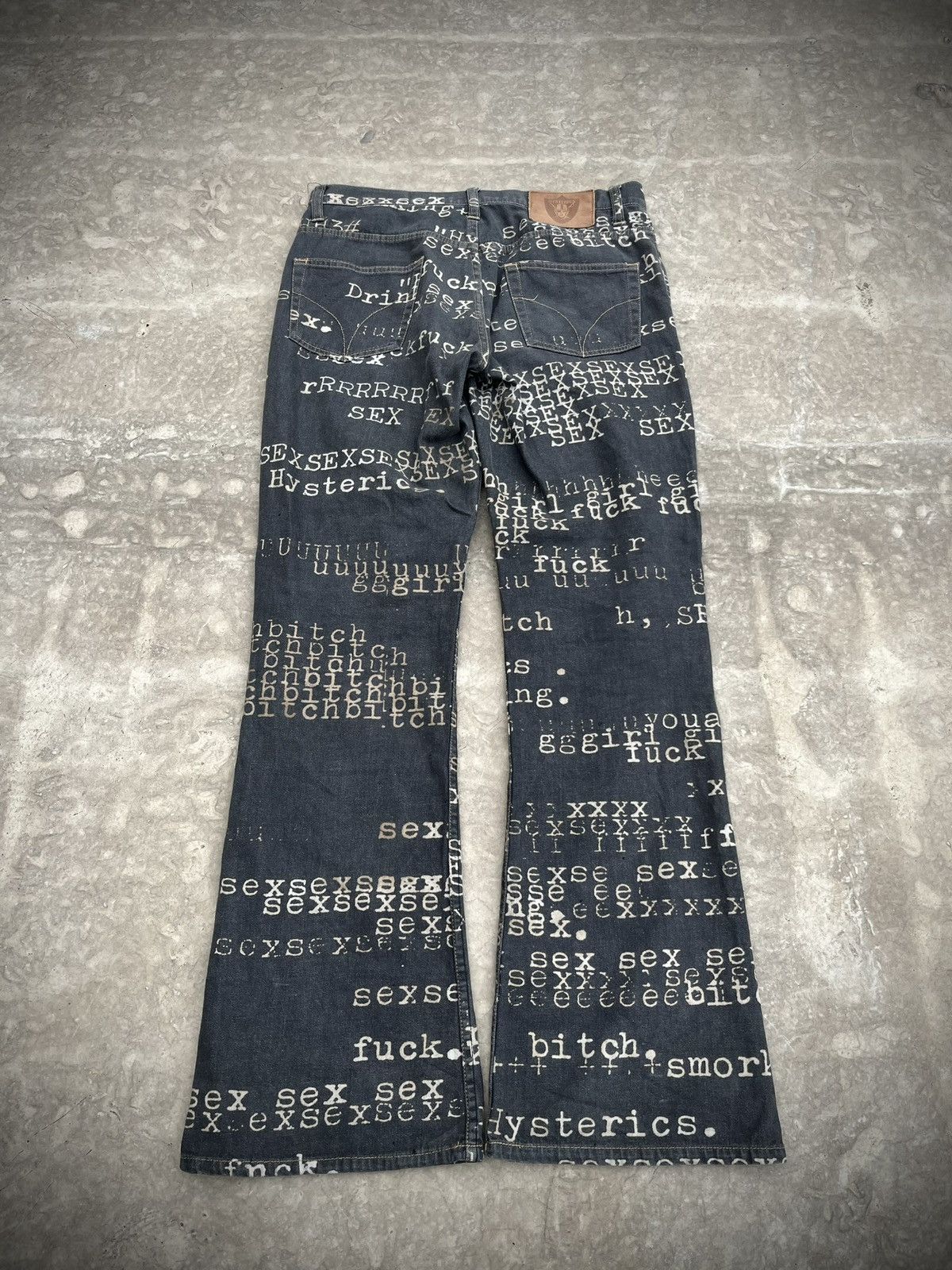 Hysteric Glamour Hysteric Glamour Typewriter denim Size US 30 / EU 46 - 2 Thumbnail