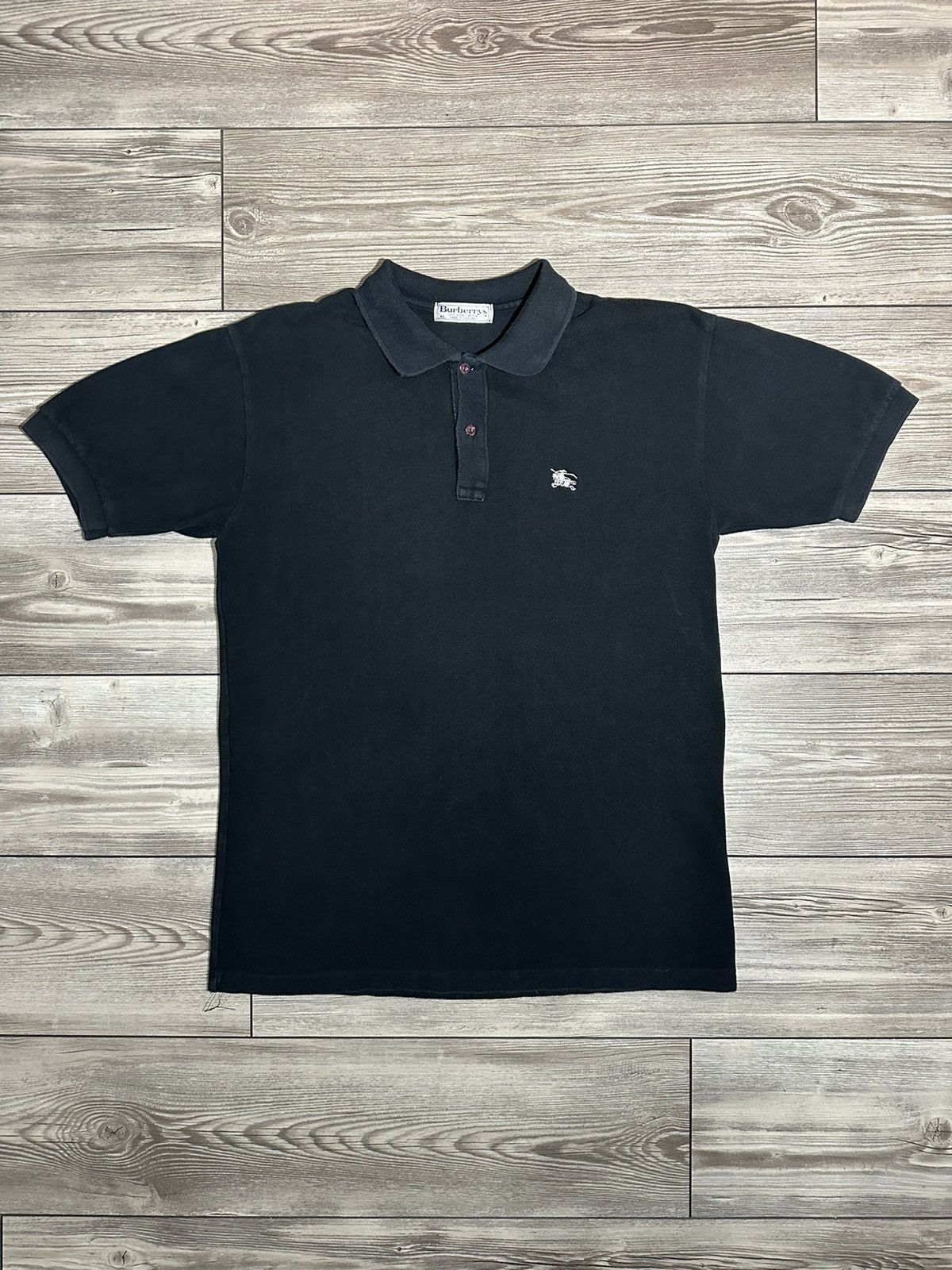 Burberry Vintage 90’s Burberrys Polo Shirt Size US L / EU 52-54 / 3 - 1 Thumbnail