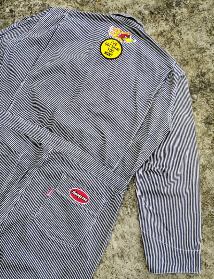 PERSON'S × Vintage Vintage Person's Hickory Stripes Overalls Size US 40 / EU 56 - 7 Thumbnail