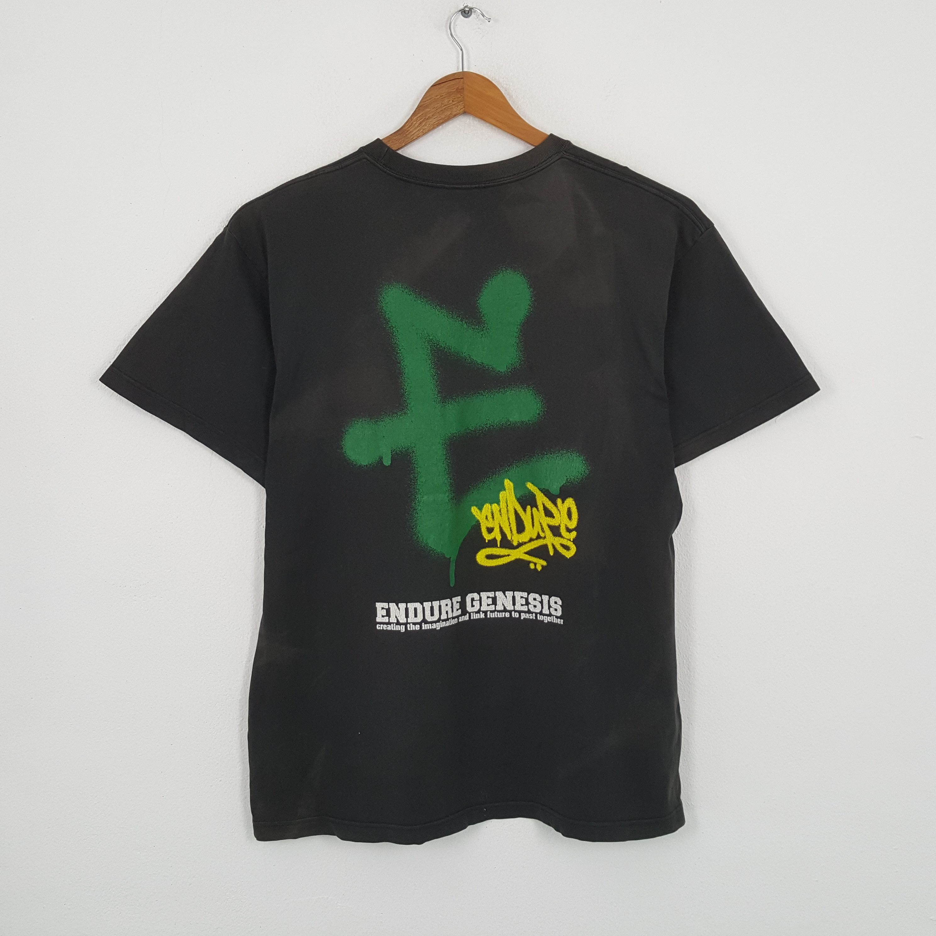 Vintage Vintage ENDURE GENESIS American Gravity Art Style T-Shirts Size US XL / EU 56 / 4 - 3 Thumbnail
