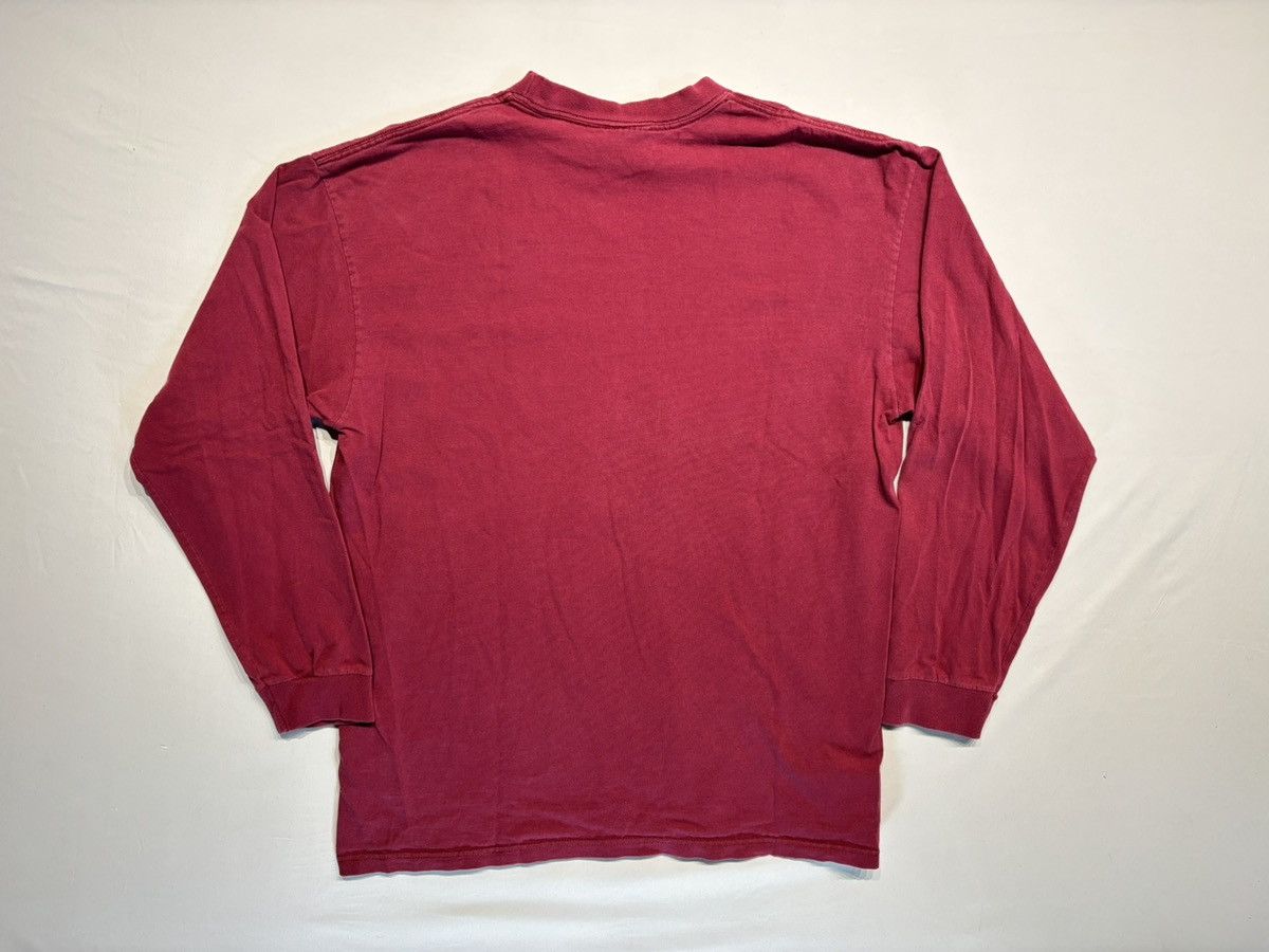 Nike Vintage Y2K Burgundy Nike TEAM Crewneck Long Sleeve Size L Size US L / EU 52-54 / 3 - 6 Thumbnail