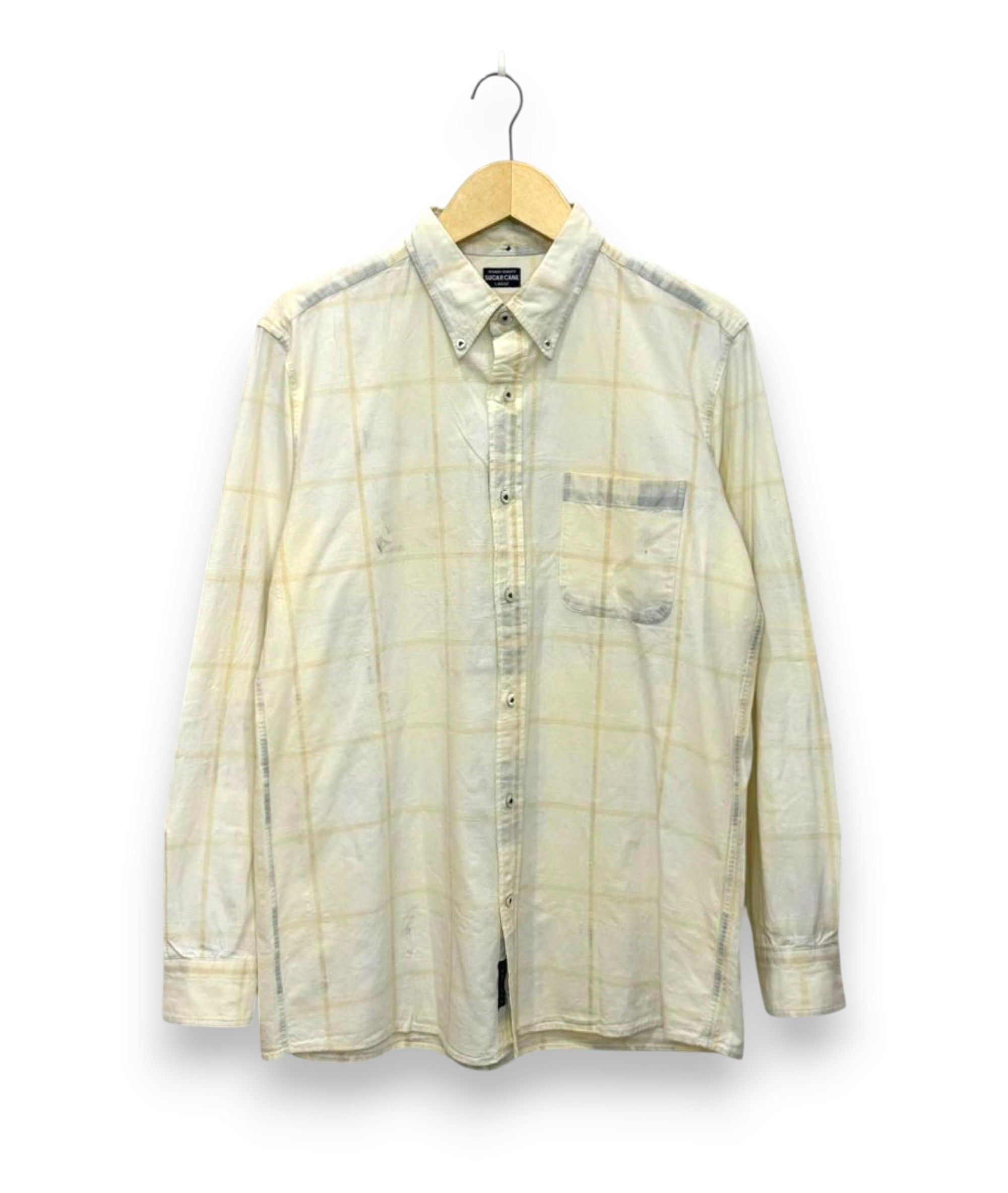 Sugar Cane Vintage Sugar Cane Japan Flannel Plaid Shirt Size US L / EU 52-54 / 3 - 1 Thumbnail
