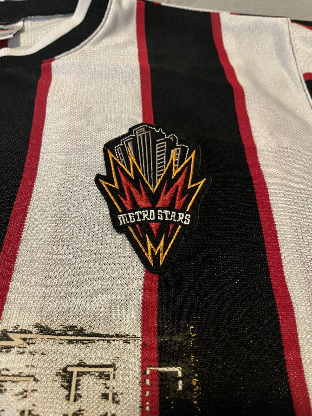 Nike Rare 1997 MetroStars Nike Jersey – Original MLS Era Shirt Size US L / EU 52-54 / 3 - 2 Thumbnail