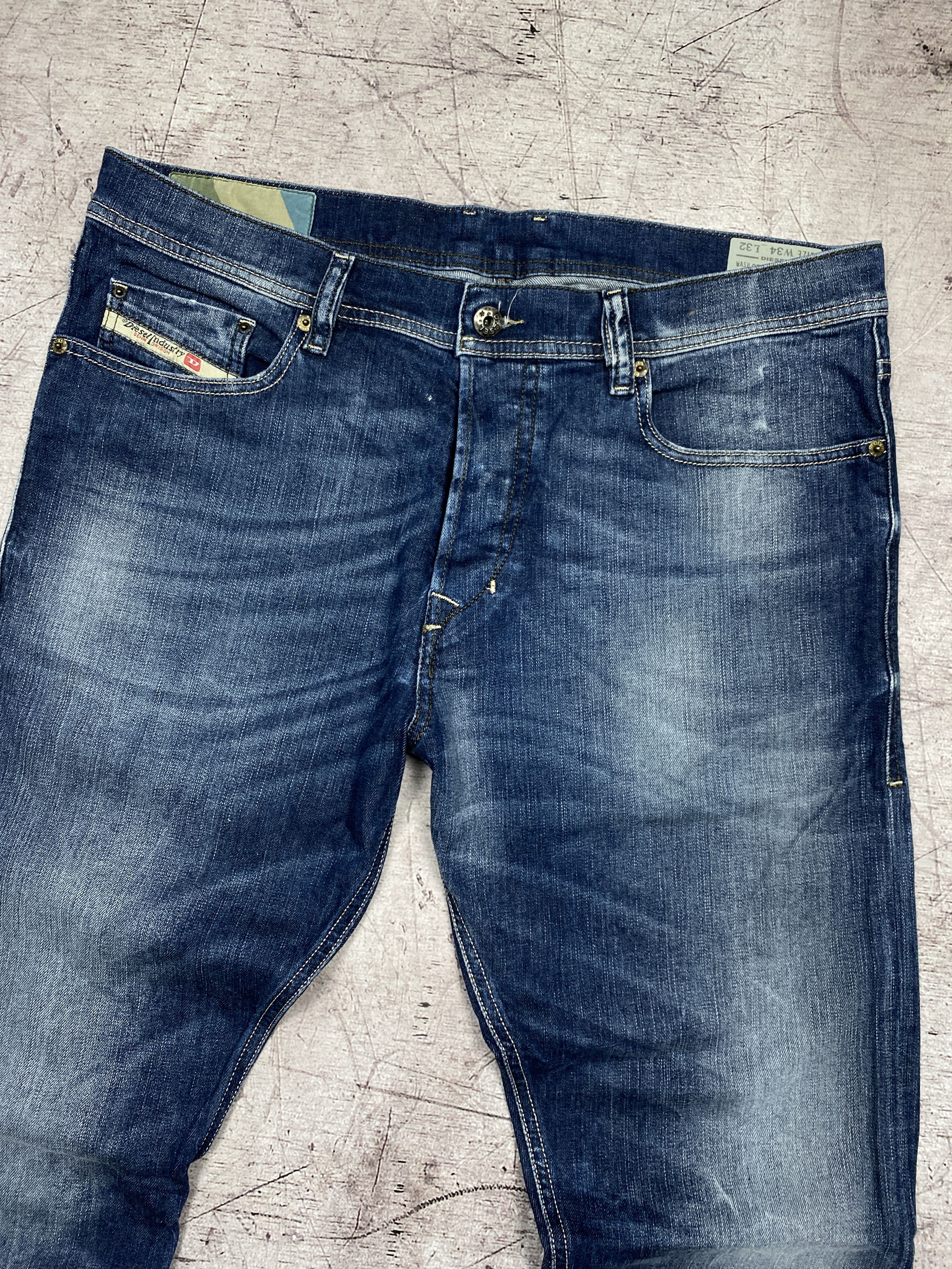 Diesel × Vintage Diesel Tepphar Mens Denim Pants Jeans Size US 34 / EU 50 - 2 Thumbnail