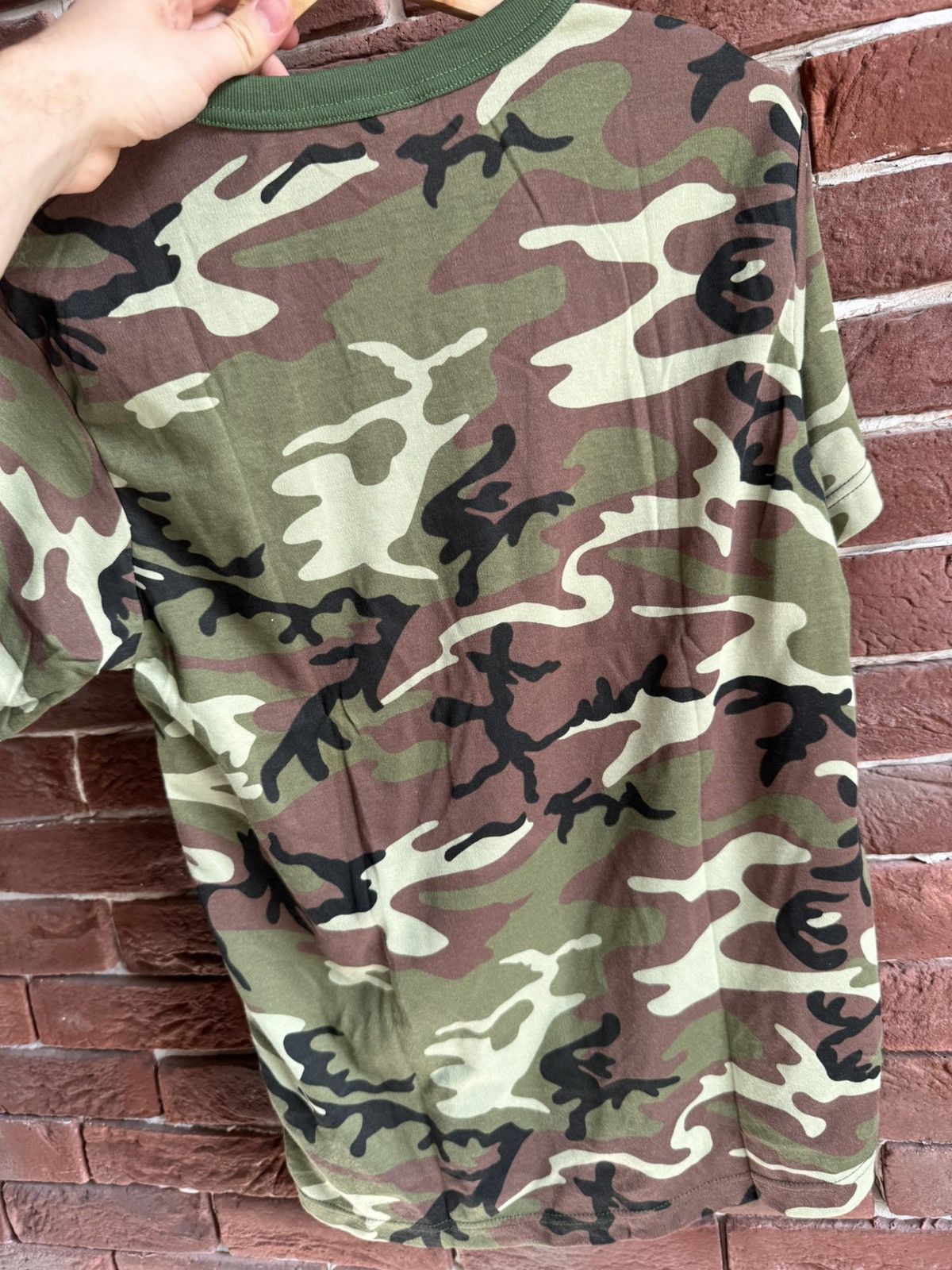 Vintage 90s Vintage Ranger Mess With the best Military Camo T shirt Size US M / EU 48-50 / 2 - 5 Thumbnail