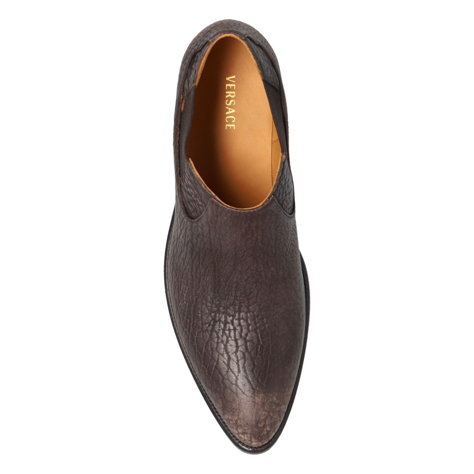 Versace VERSACE Brown Ankle Boots New & Authentic (Men's size:8;) Size US 8 / EU 41 - 4 Thumbnail