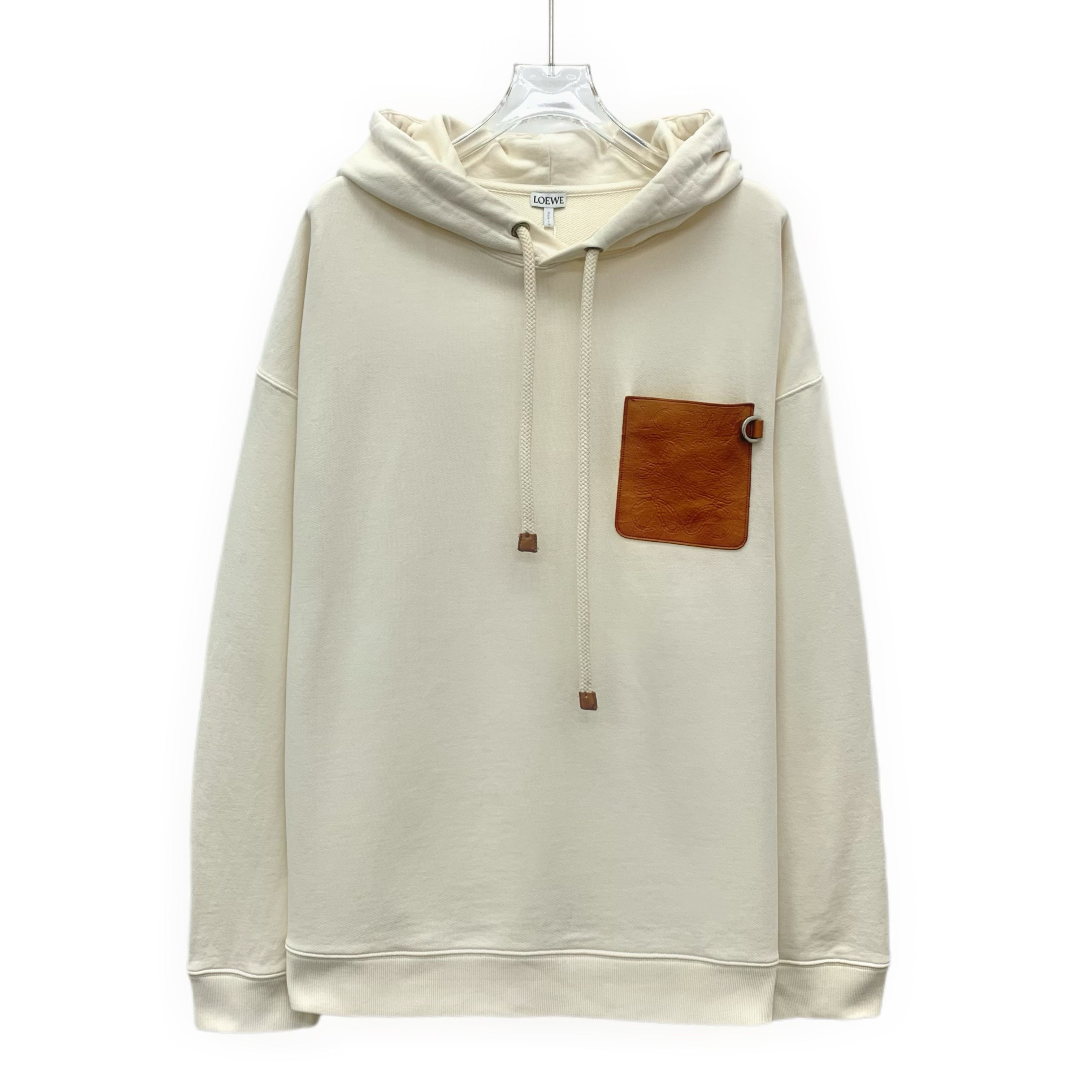Loewe Loewe Beige Logo Patch Hoodie (Size M) Size M / US 6-8 / IT 42-44 - 1 Thumbnail