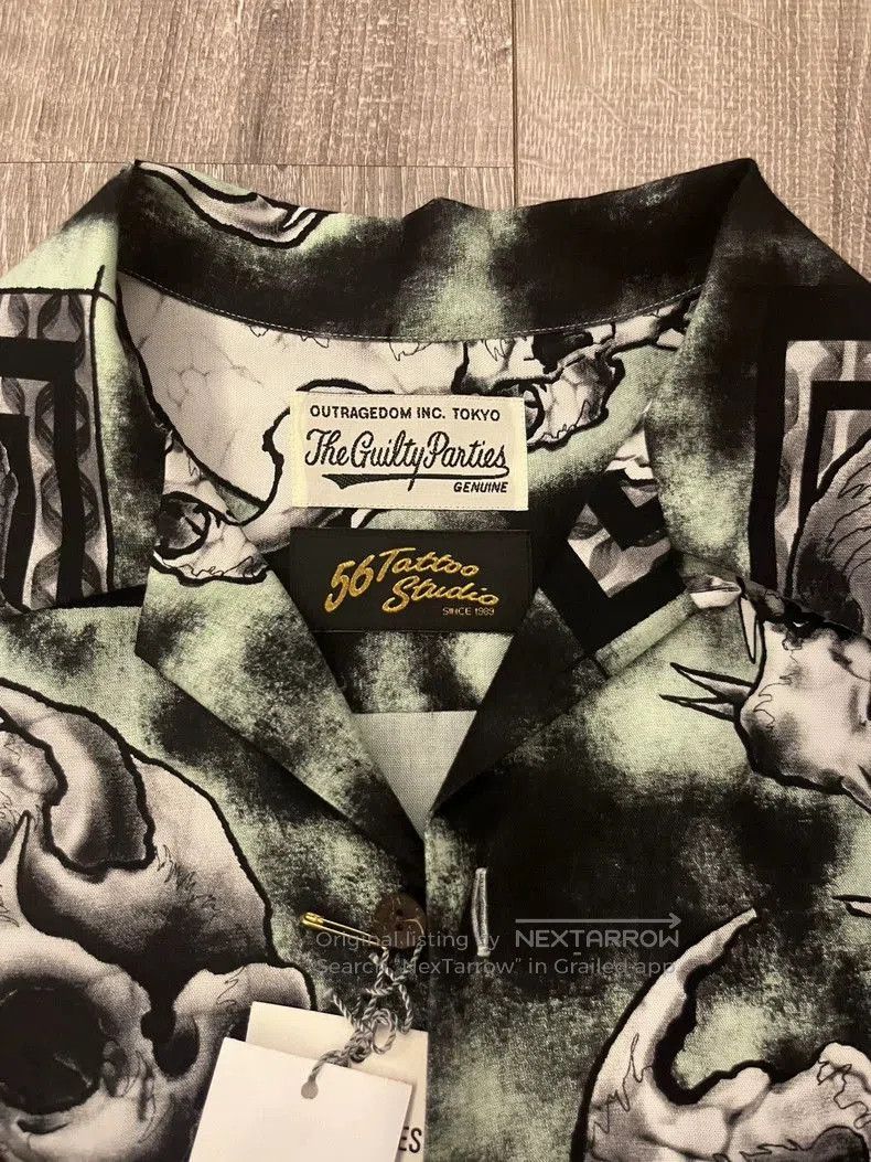 Wacko Maria WACKO MARIA 56Tatto Studio Hawaiian Shirt Size US M / EU 48-50 / 2 - 3 Thumbnail