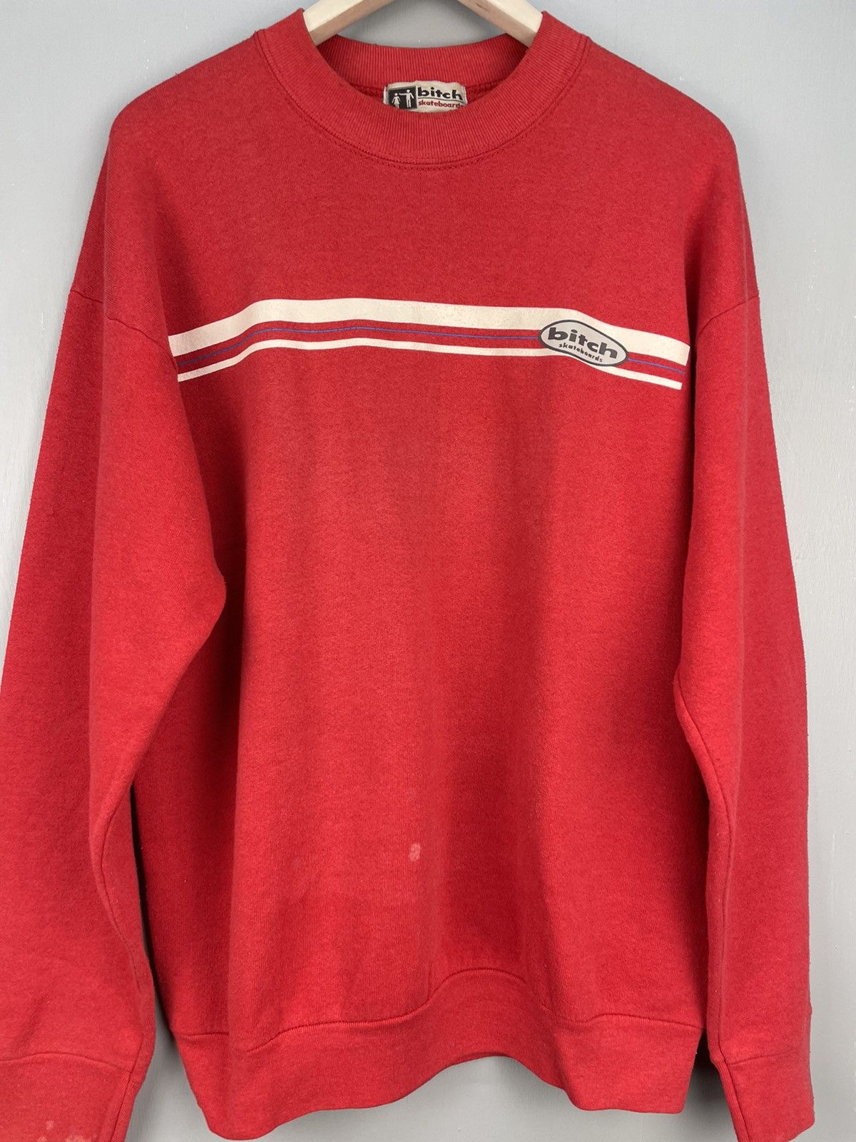 Girl Skateboards Vintage 90s Bitch Skateboards sweatshirt Size US L / EU 52-54 / 3 - 3 Thumbnail