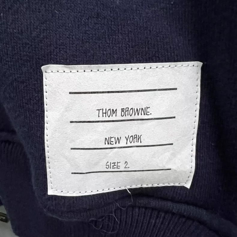 Thom Browne Thom Browne size2 Blue and green striped zipper jacket Size US M / EU 48-50 / 2 - 4 Thumbnail