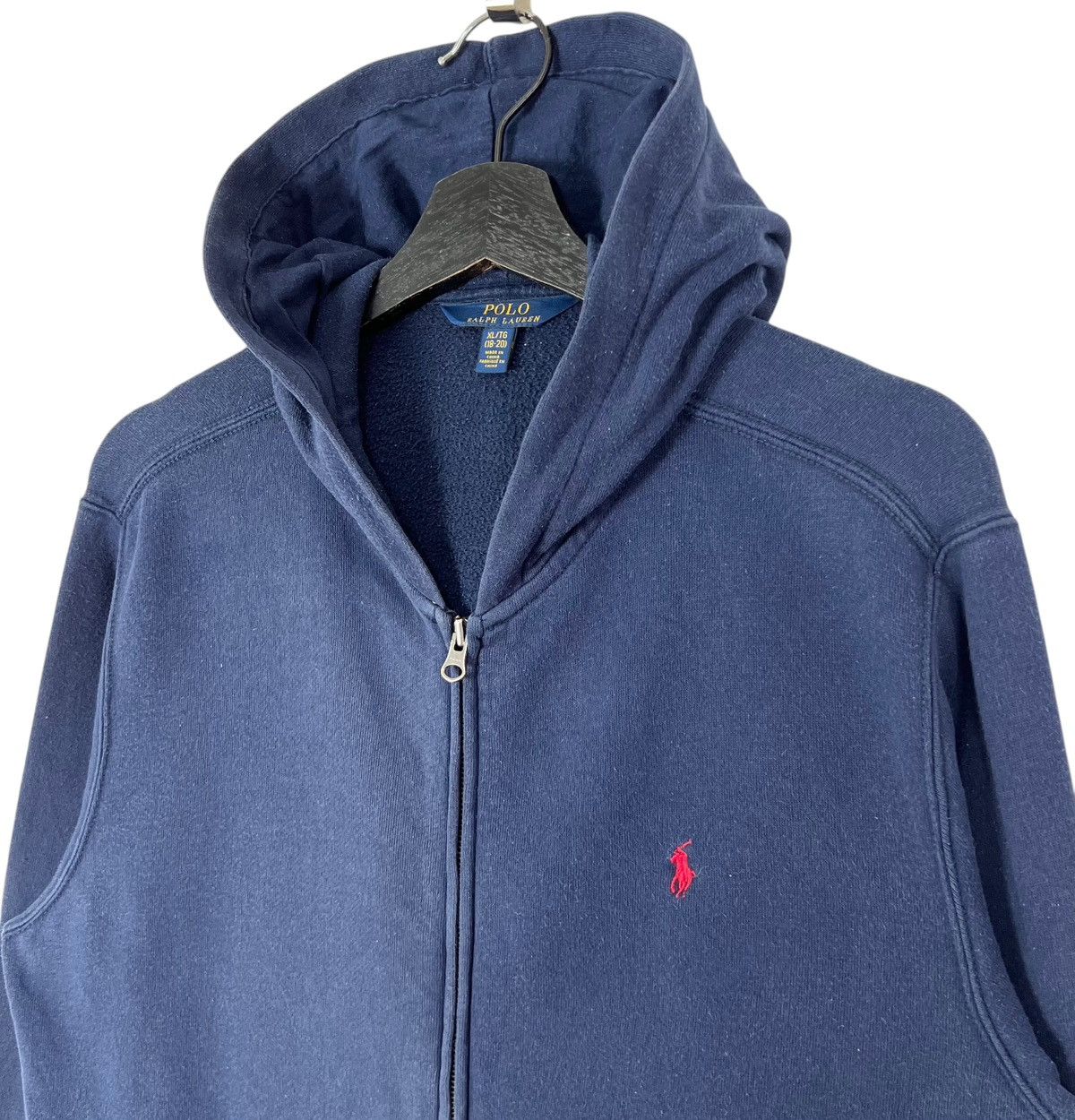 Polo Ralph Lauren × Ralph Lauren Polo Ralph Lauren Zipper Hoodie Jacket Size US XL / EU 56 / 4 - 2 Thumbnail
