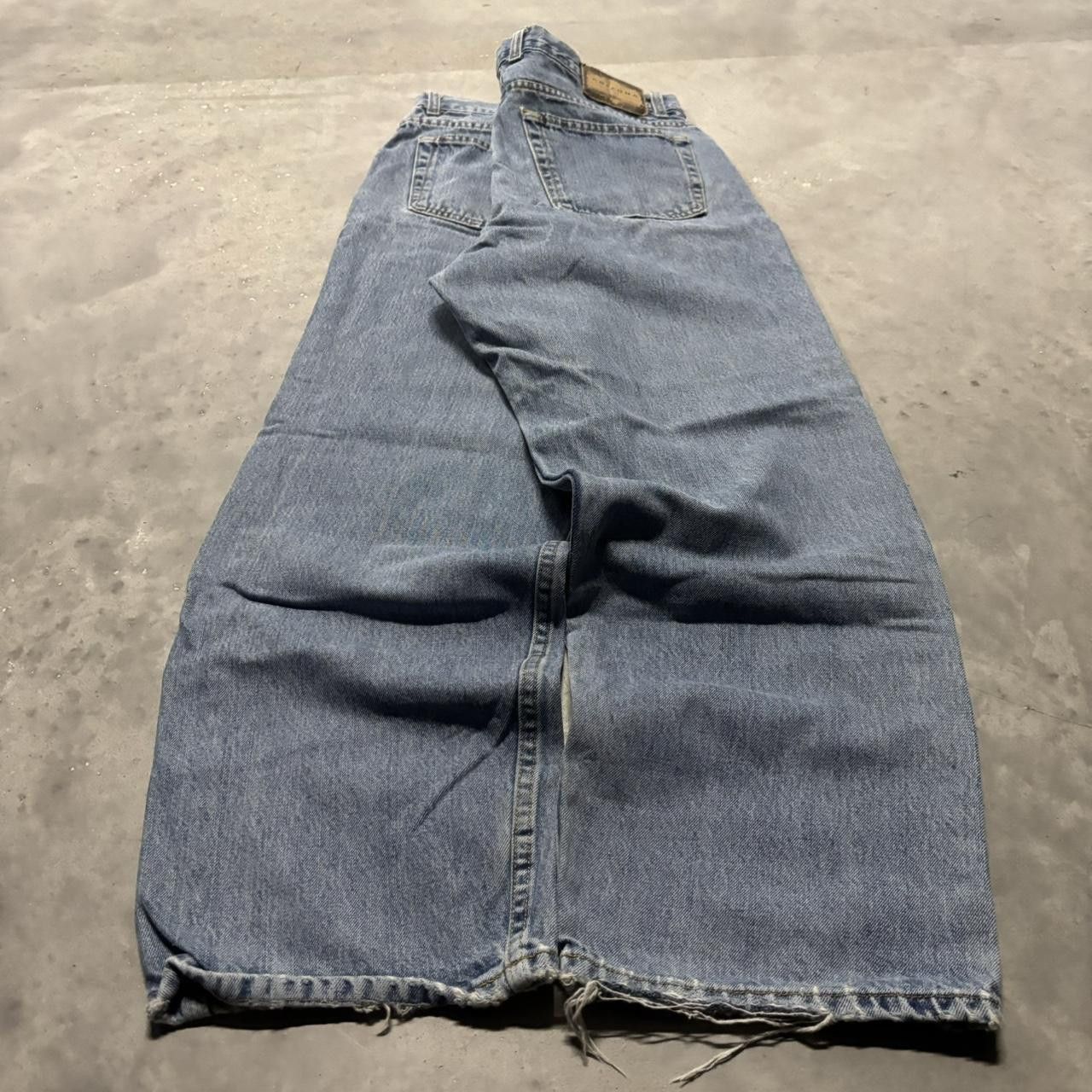 Japanese Brand × Vintage Crazy Vintage Y2K/2000s Grunge Medium Wash Skater Denim Jeans! Size US 34 / EU 50 - 4 Thumbnail