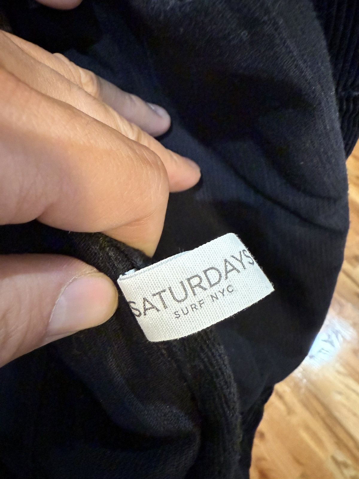 Saturdays NYC Black corduroy denim jacket Size US S / EU 44-46 / 1 - 4 Thumbnail