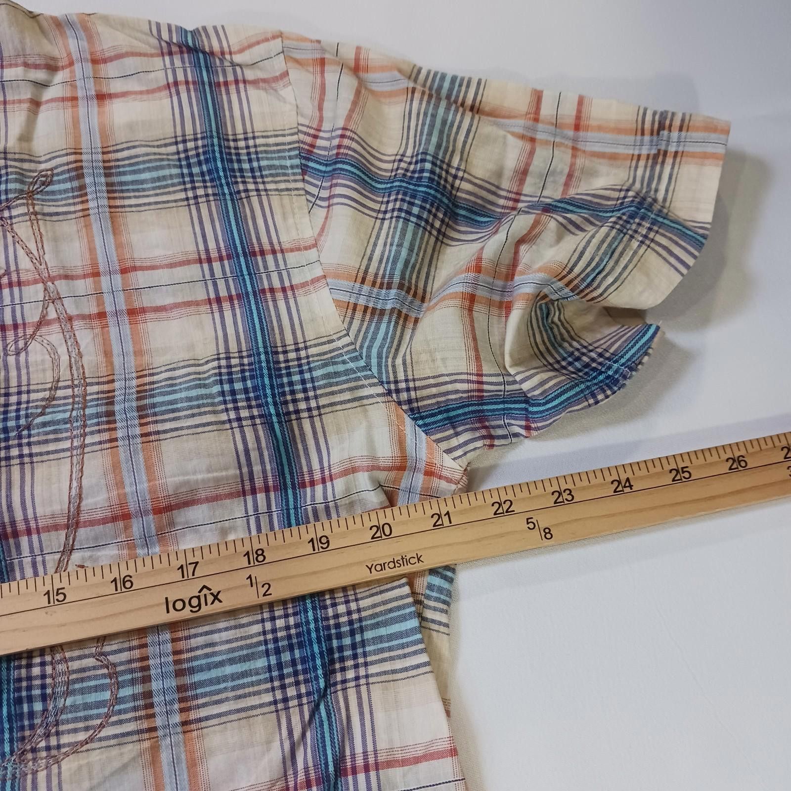 Other Evolution The Legend Original Men Short Sleeve Plaid Shirt L Size US L / EU 52-54 / 3 - 7 Thumbnail