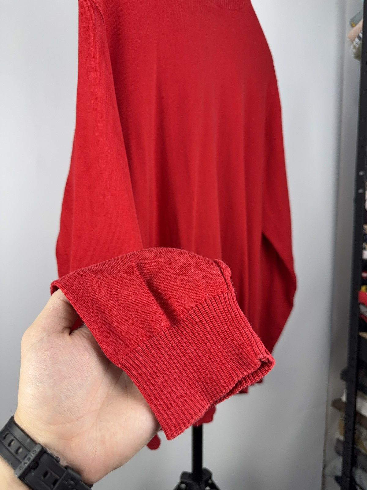 Paul & Shark × Vintage Paul & Shark Yachting Red Knit Sweater Logo Spellout Size L Size US L / EU 52-54 / 3 - 7 Thumbnail
