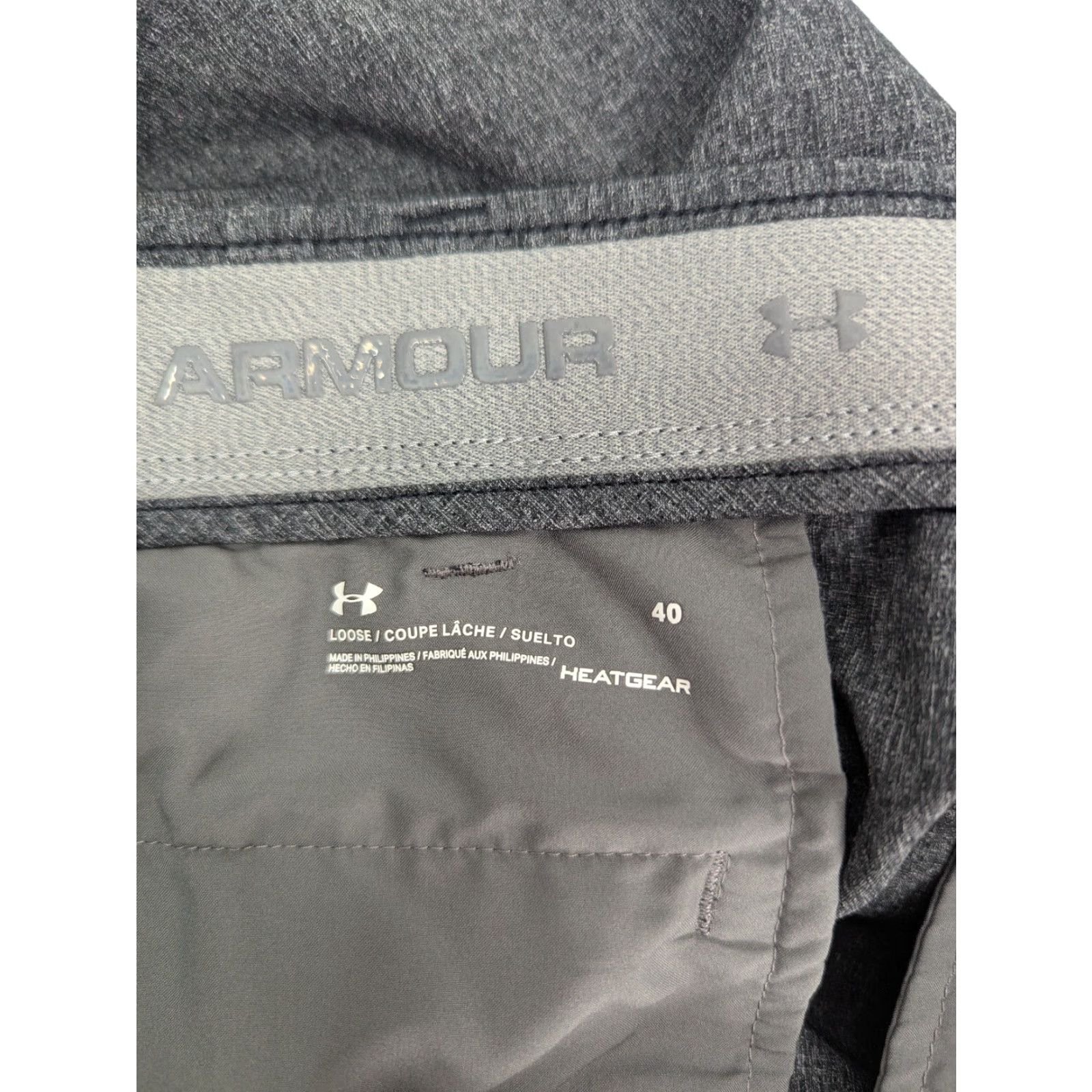 Under Armour Under Armour Shorts Men 40 Gray Match Play UA Golf Elastic Waist Flat Front Size US 40 / EU 56 - 7 Thumbnail