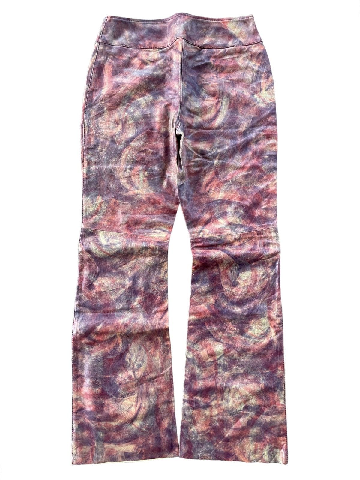 Missoni 2000s Missoni Multicolor Flare Leather Pants Size US 29 - 2 Thumbnail