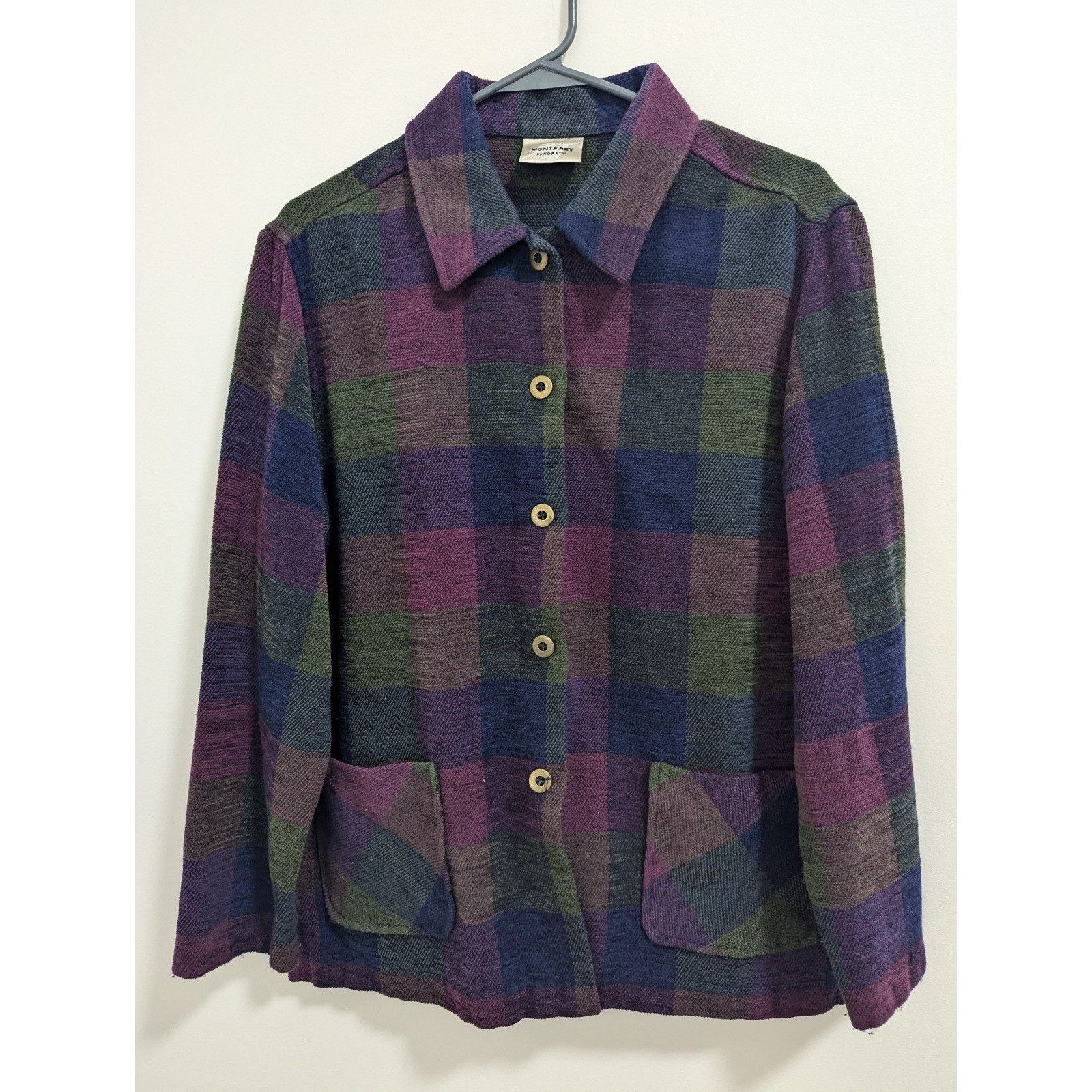 Other Monterey By Koret Button Up Shirt Top Jacket Multicolor Plai Size M / US 6-8 / IT 42-44 - 1 Thumbnail