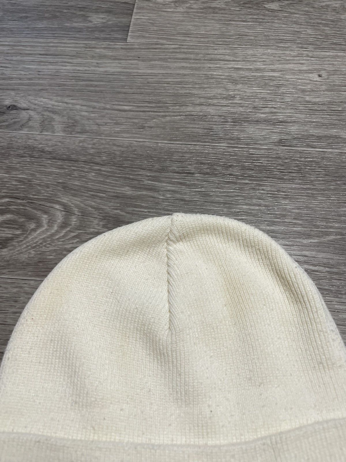 Carhartt Vintage Carhartt White American Script Beanie Hat Y2K Size ONE SIZE - 8 Thumbnail
