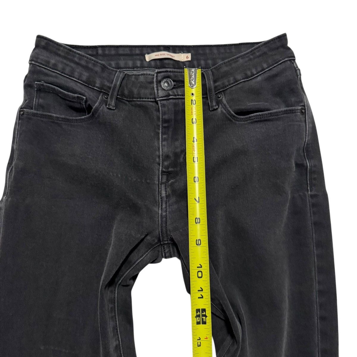 Levi's Levi's Mid Rise Skinny Jeans Women's 6 (Fits 28x31) FLAWS Size 28" / US 6 / IT 42 - 9 Thumbnail