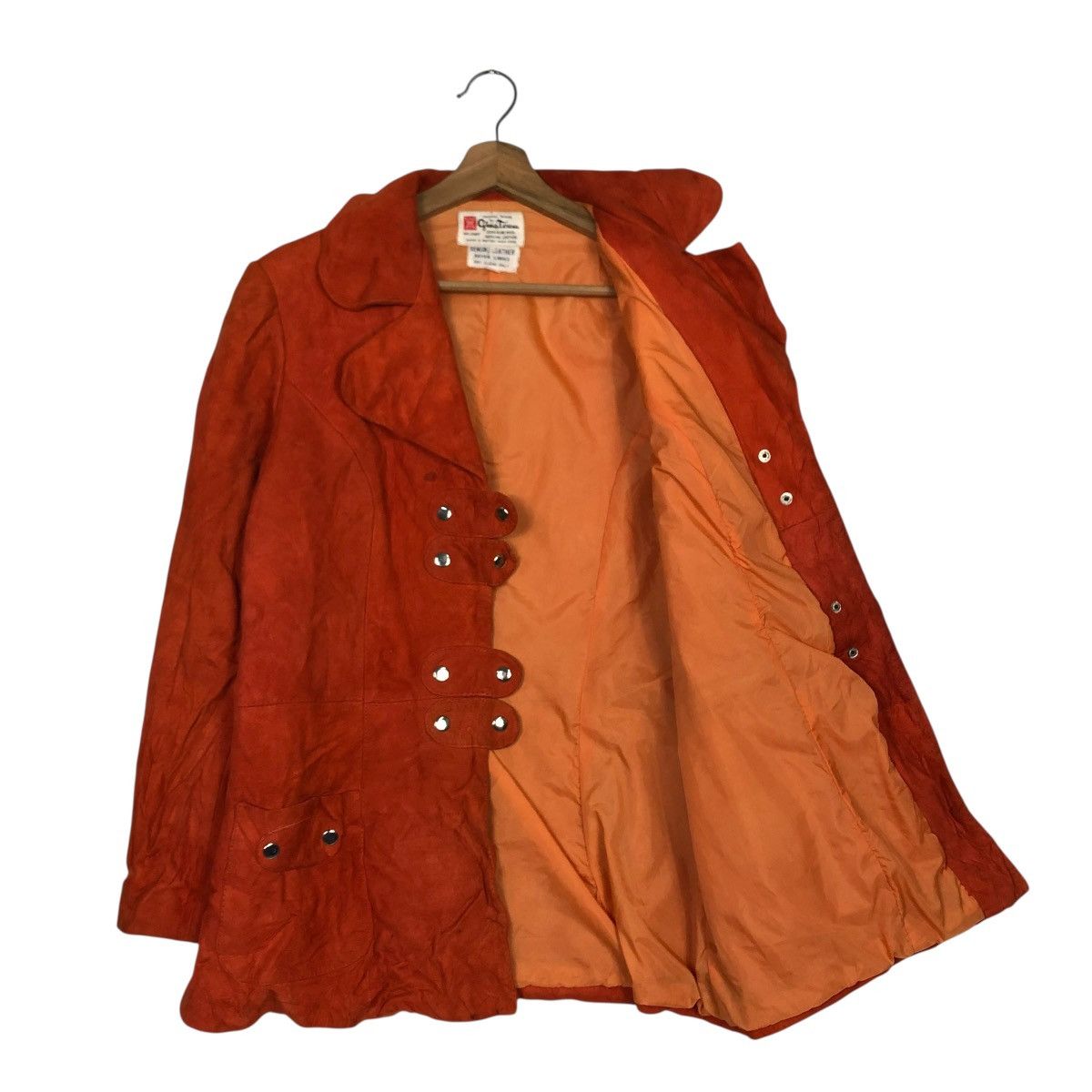 Vintage 🔥VINTAGE CHORE WORK LEATHER JACKET GINATERESA ISSEY MIYAKE Size US M / EU 48-50 / 2 - 13 Thumbnail