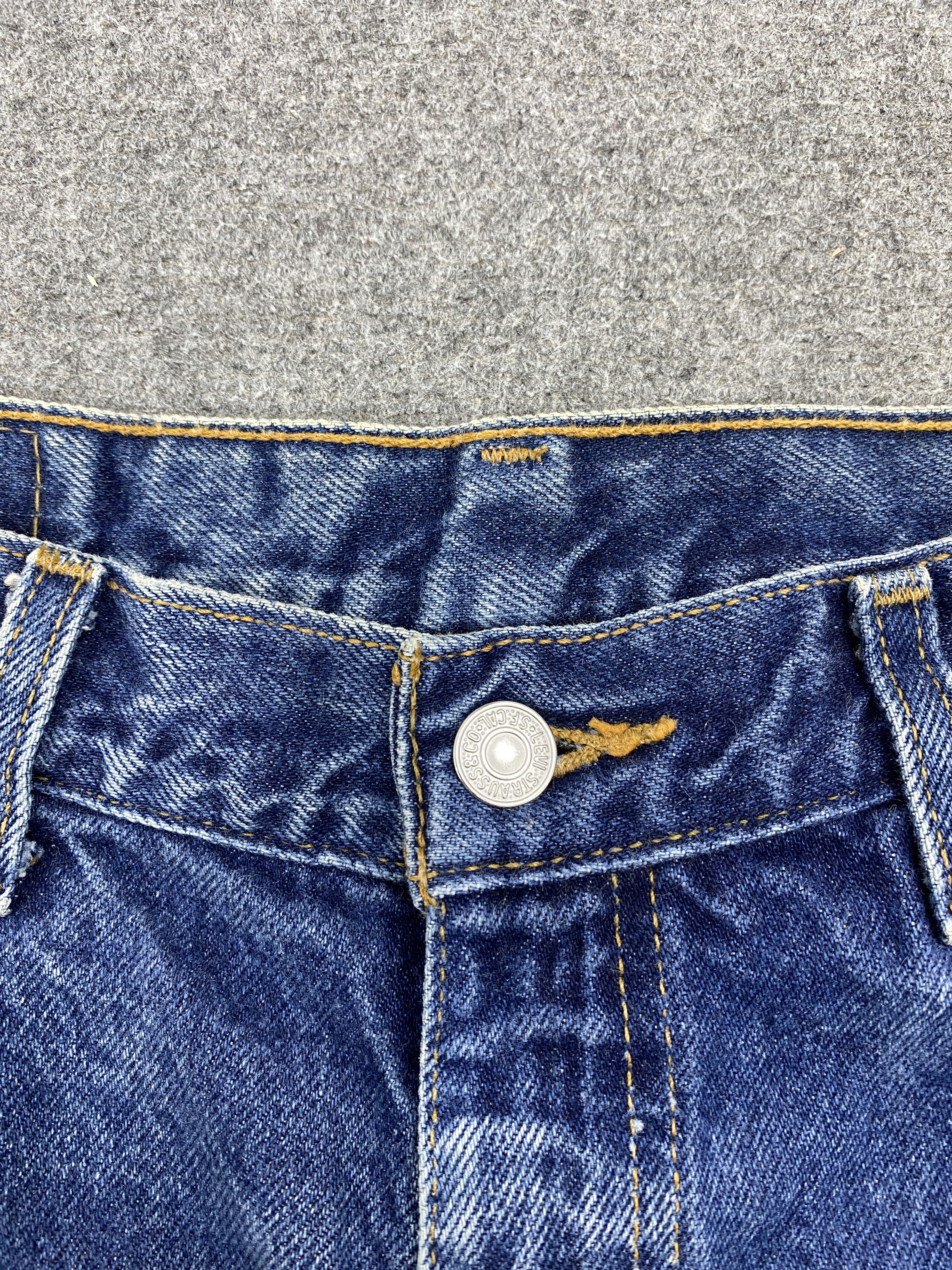 Levi's × Vintage Vintage 90s Levi's 517 Flare Bootcut Denim Jeans Size US 34 / EU 50 - 11 Thumbnail