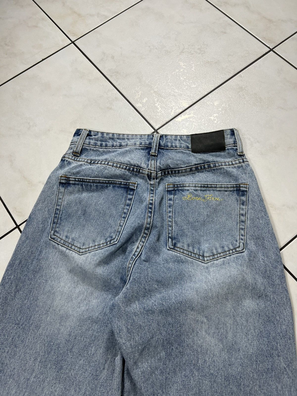 Ed Hardy Ed Hardy born wild boyfriend jeans wolf print y2k baggy pant Size 27" / US 4 / IT 40 - 12 Thumbnail
