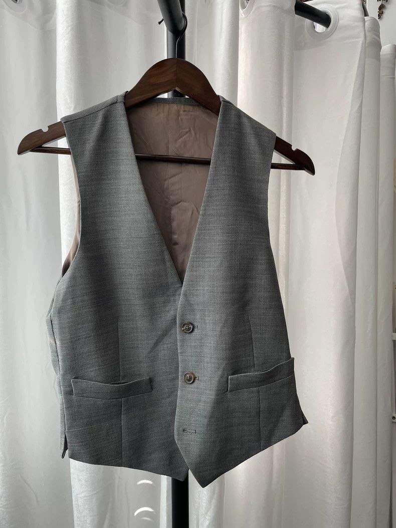 Maison Margiela Maison Margiela Dark brown casual three-button vest Size US S / EU 44-46 / 1 - 1 Thumbnail