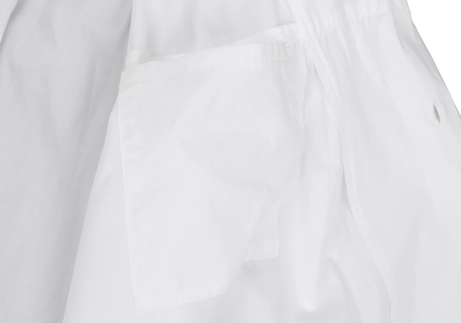 Yohji Yamamoto Yohji Yamamoto Gathered Design Cotton Shirt Size US M / EU 48-50 / 2 - 10 Thumbnail