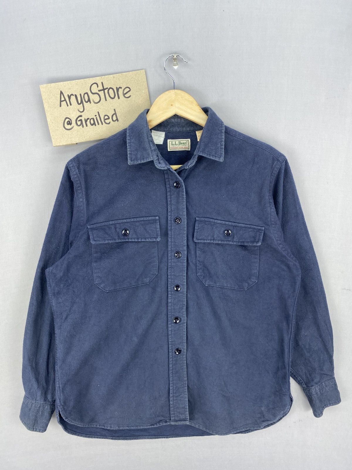 L.L. Bean Vintage 80’s L.L. Bean Flannel Shirt Button Up Size US S / EU 44-46 / 1 - 1 Thumbnail