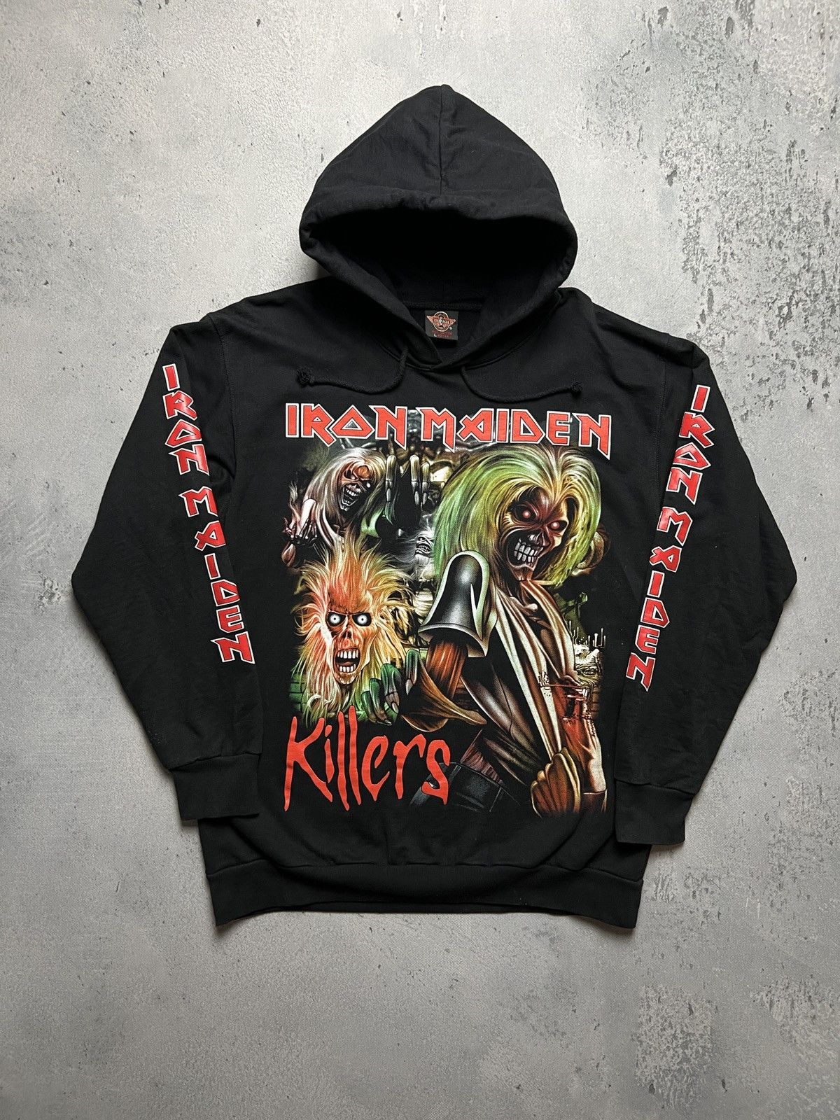 Band Tees 1990s Iron Maiden Killers Overprint y2k Hoodie Rock 90s 80s Size US L / EU 52-54 / 3 - 1 Thumbnail