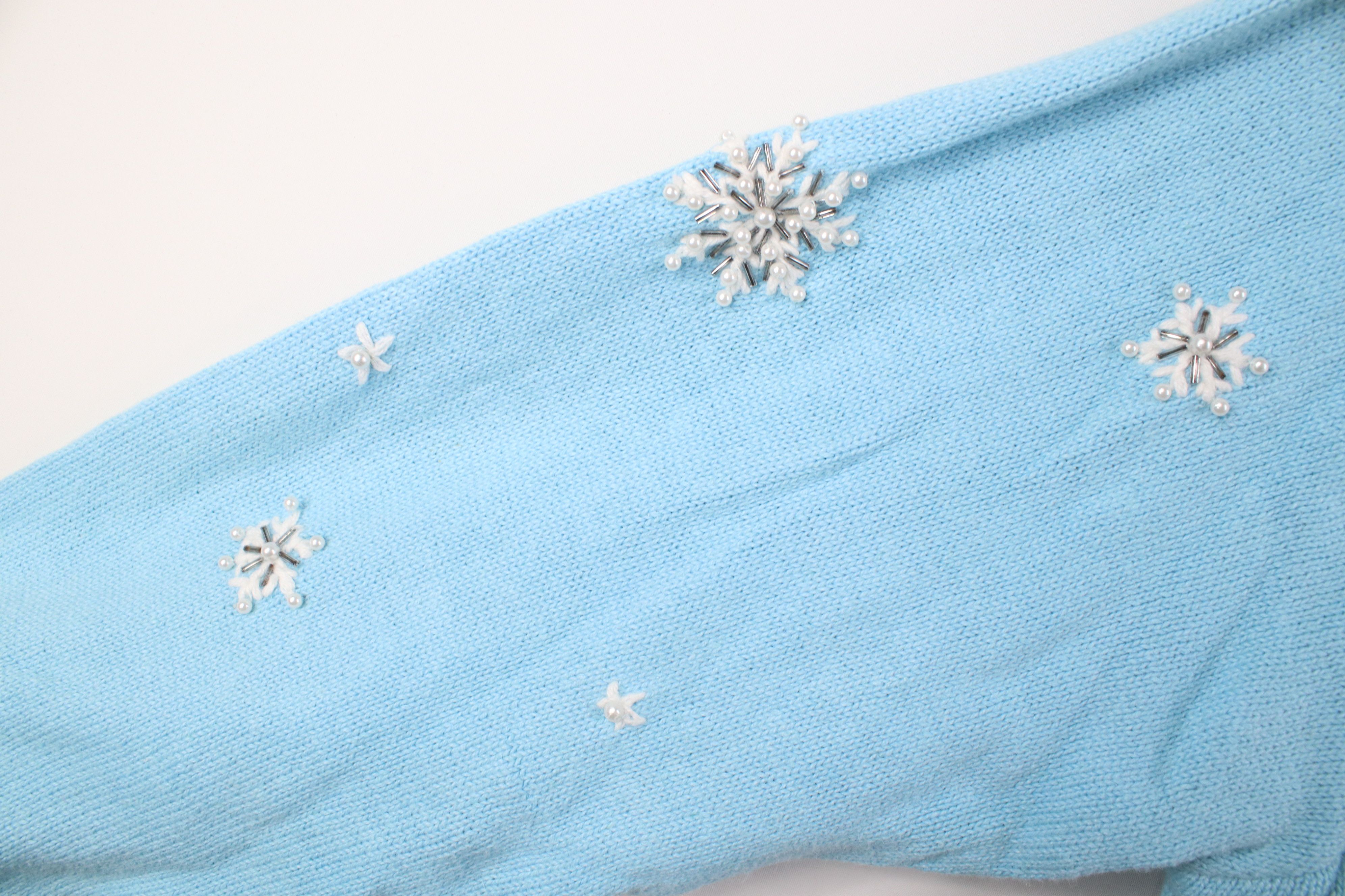 Vintage Vintage 90s Streetwear Christmas Snowman Snowflake Sweater Size XL / US 12-14 / IT 48-50 - 7 Thumbnail