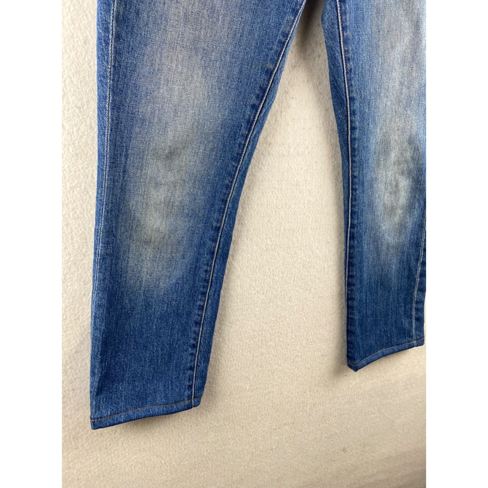 Madewell Madewell Jeans Womens 24 Blue The Slim Boyjean Stretch Distressed Denim 28 x 25 Size 42" / US 20 - 4 Thumbnail