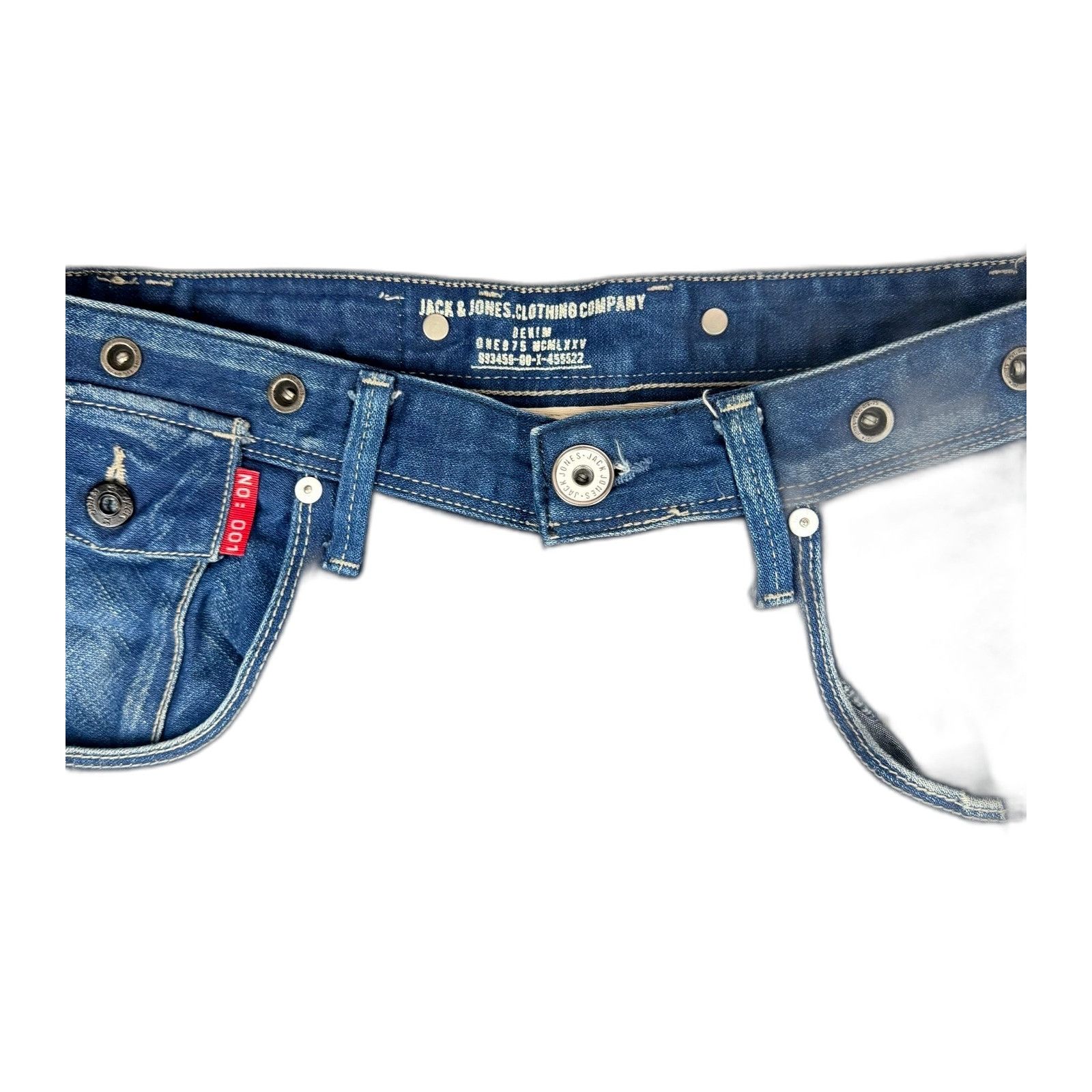 Jack & Jones Jack & Jones Stan Osaka Jeans Men's 32x34 Blue Wax Look Pock Size US 32 / EU 48 - 2 Thumbnail