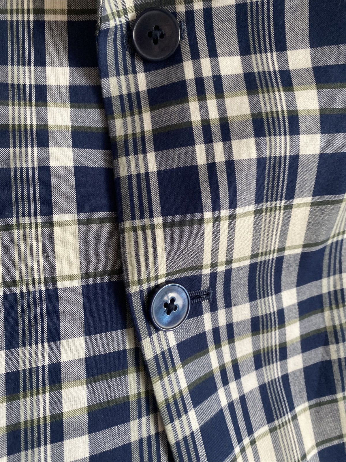 Ralph Lauren Ralph Lauren 43R Blue Plaid Cotton two button blazer Size 44R - 5 Thumbnail