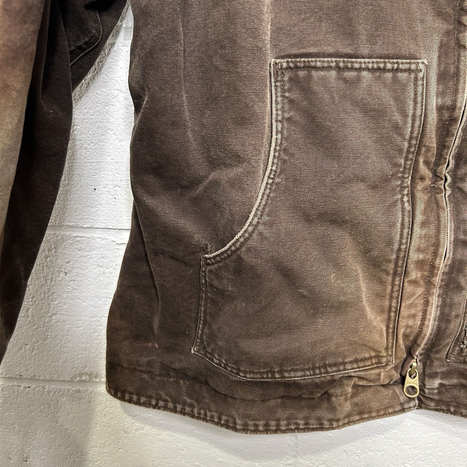 Carhartt Vintage Carhartt Sherpa-Lined Ridge Jacket “Dark Brown” C61 Size US XL / EU 56 / 4 - 4 Thumbnail