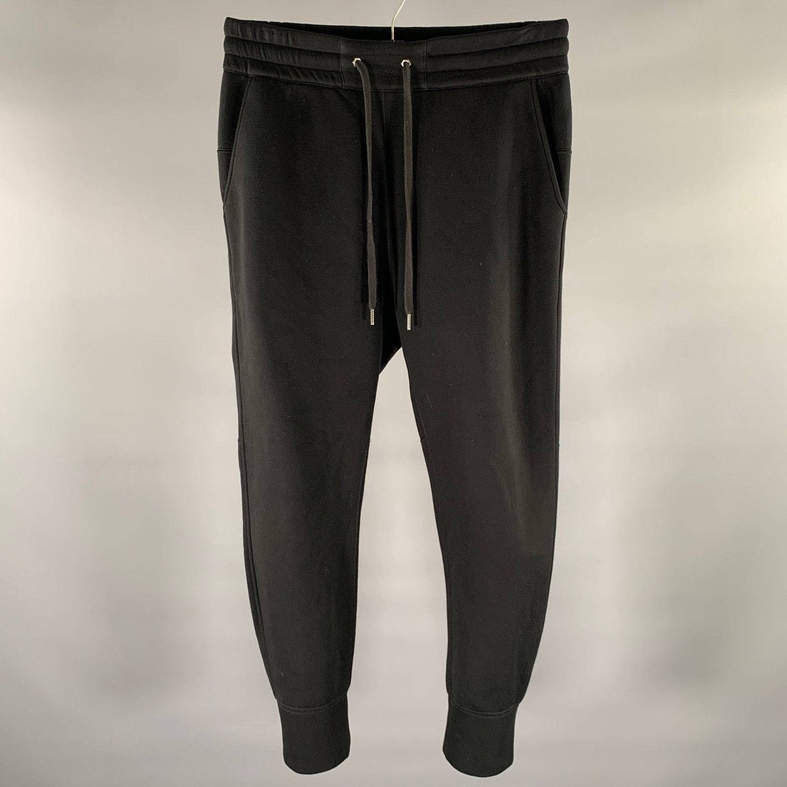 Helmut Lang HELMUT LANG Size S Black Modal Sweatpants Casual Pants Size US 29 - 1 Thumbnail